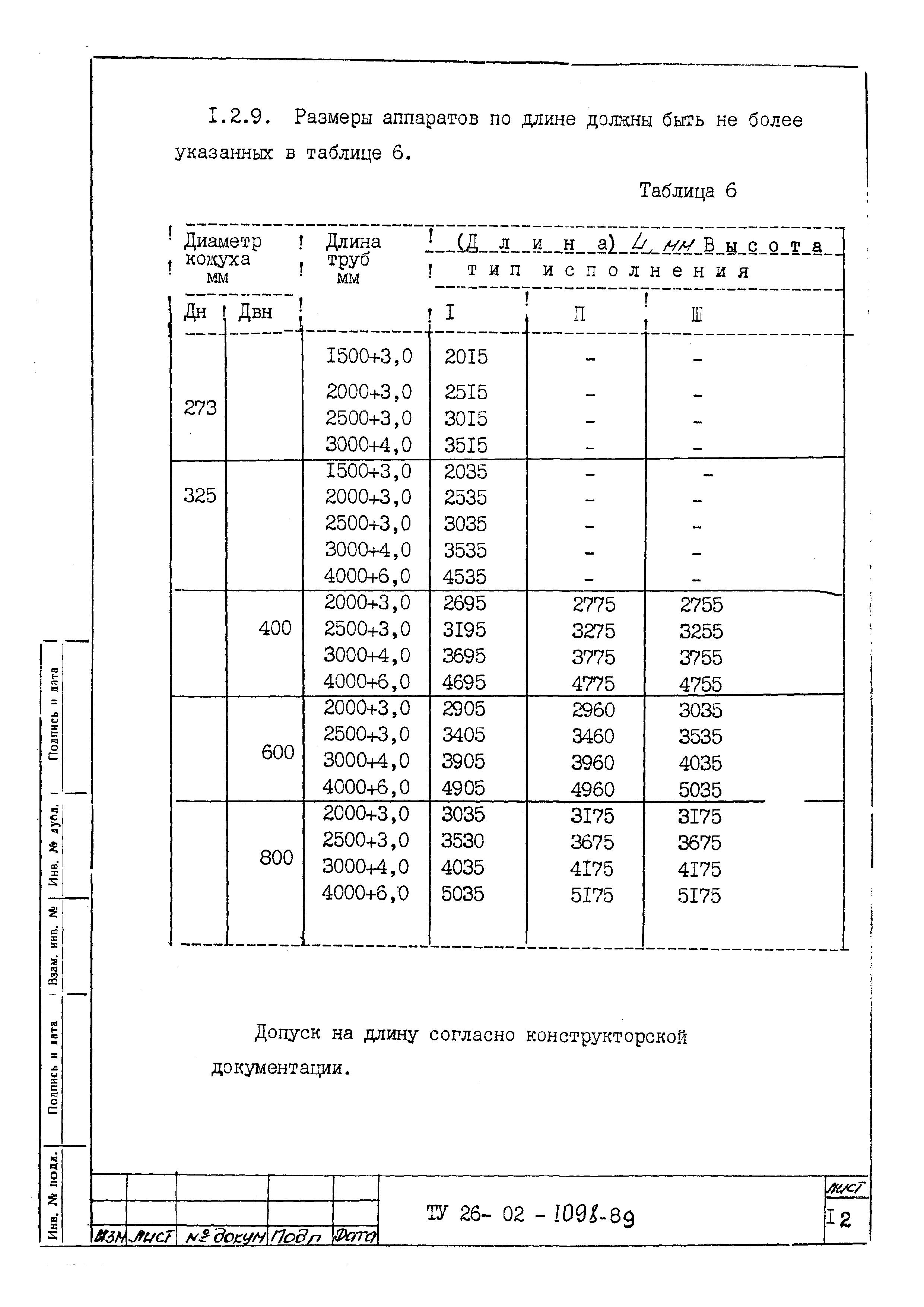 ТУ 26-02-1098-89