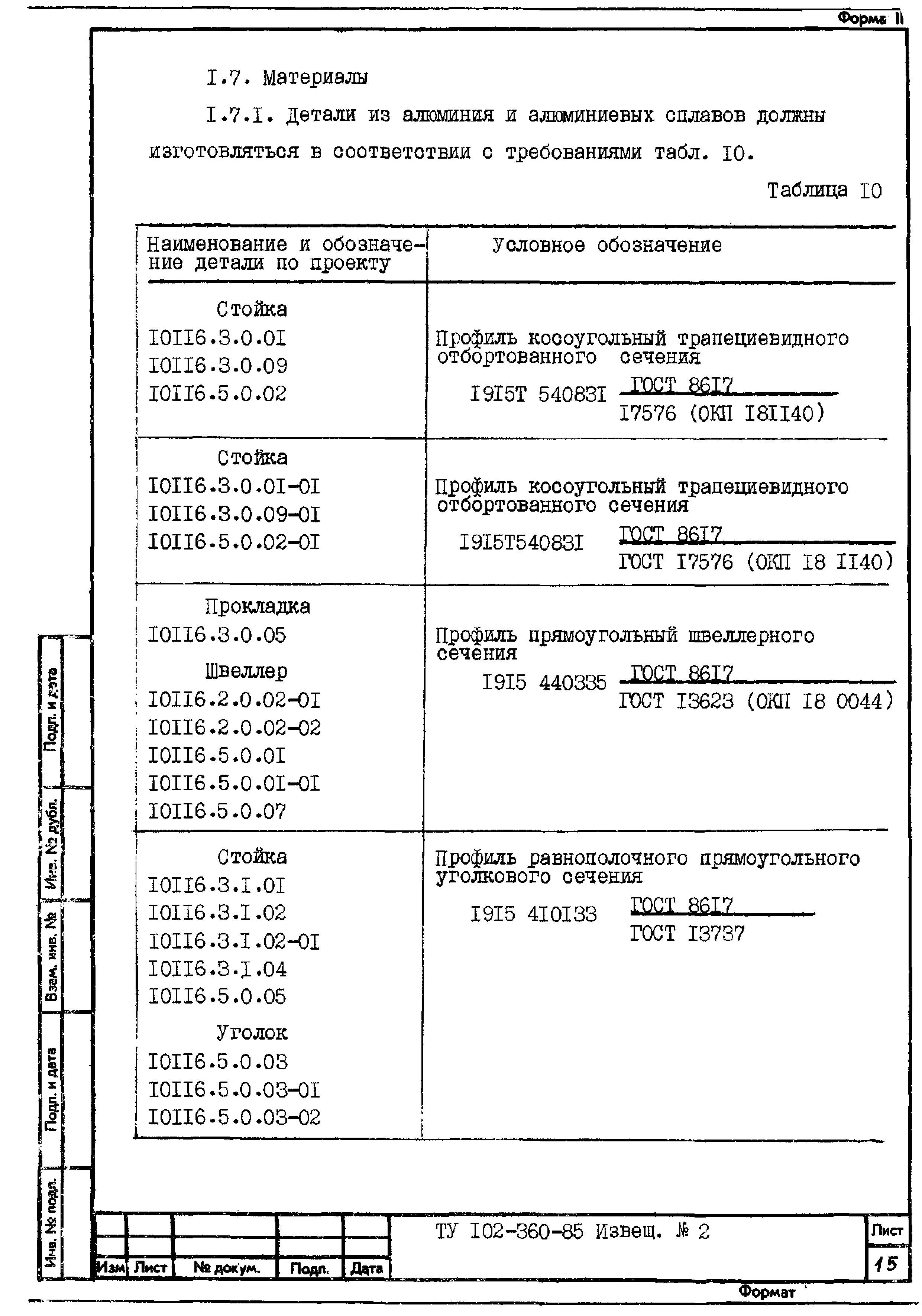 ТУ 102-360-85