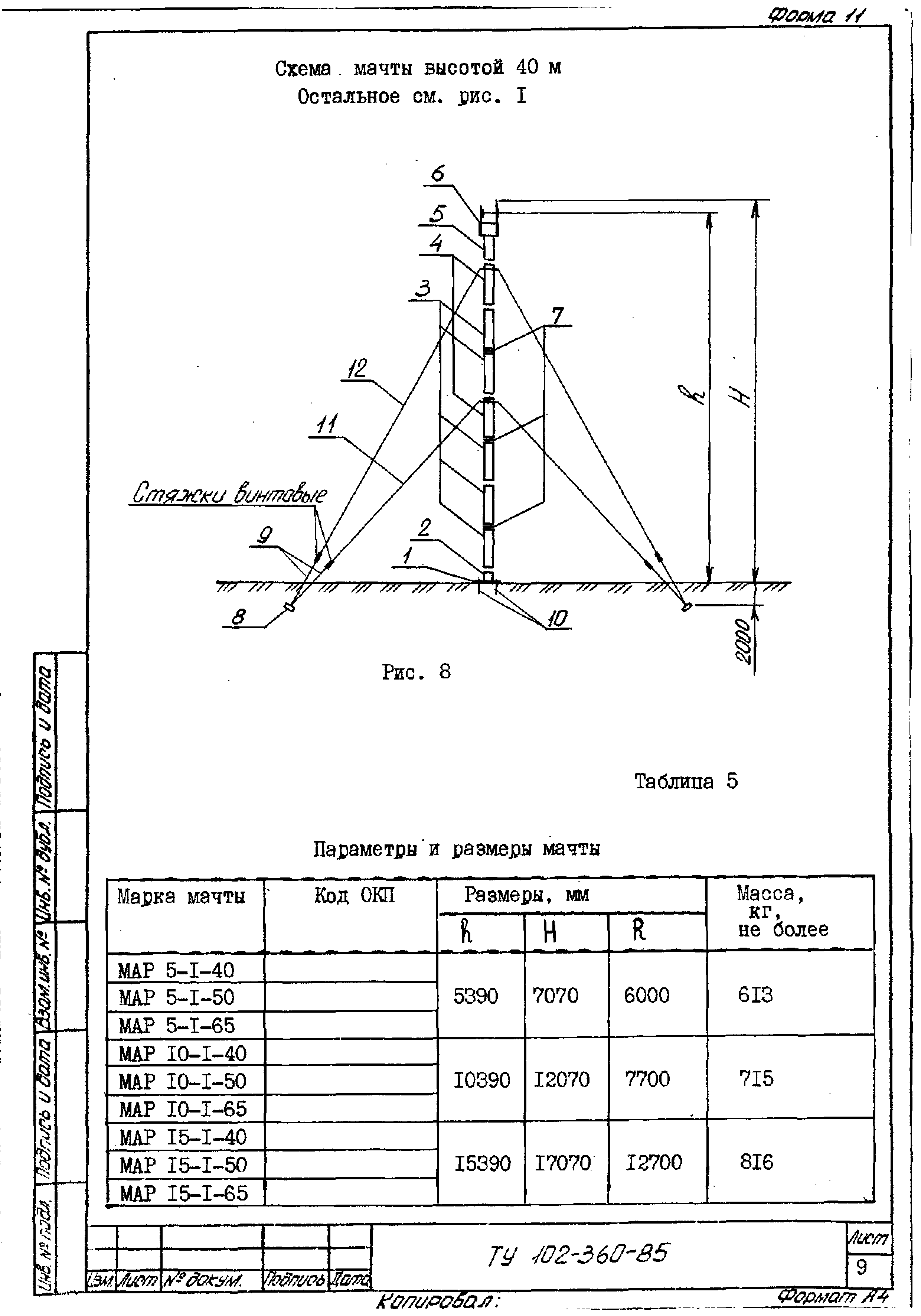 ТУ 102-360-85