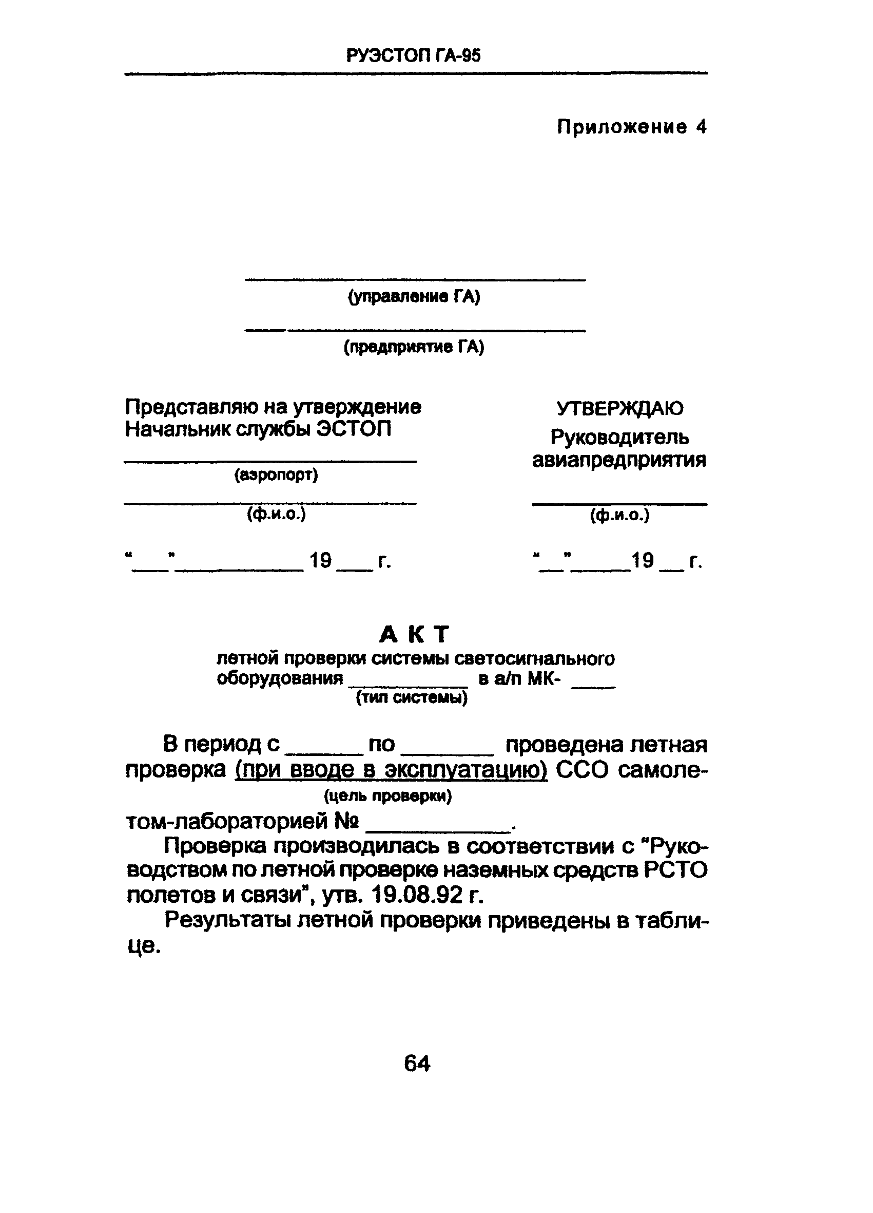 РУЭСТОП ГА 95