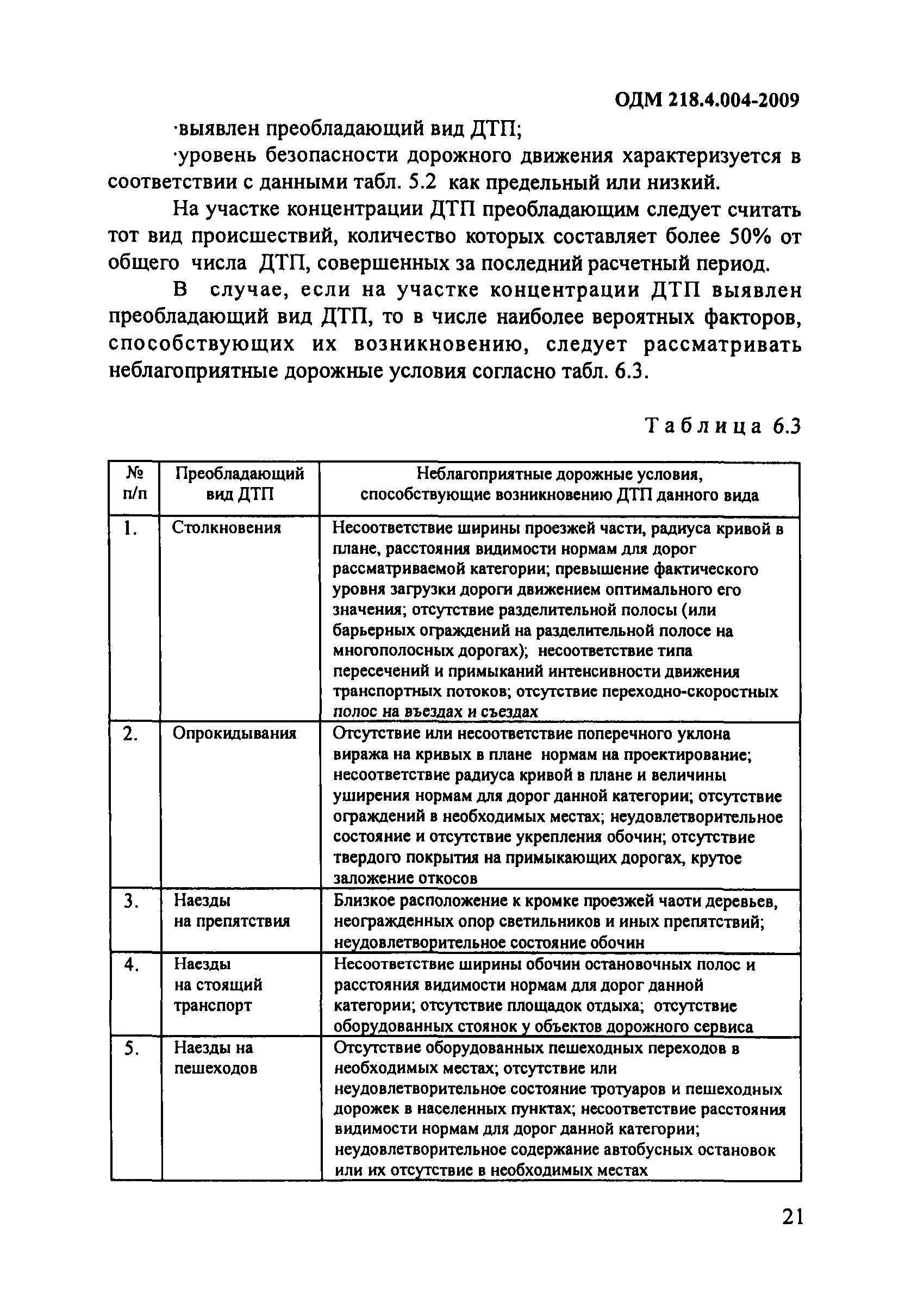 ОДМ 218.4.004-2009