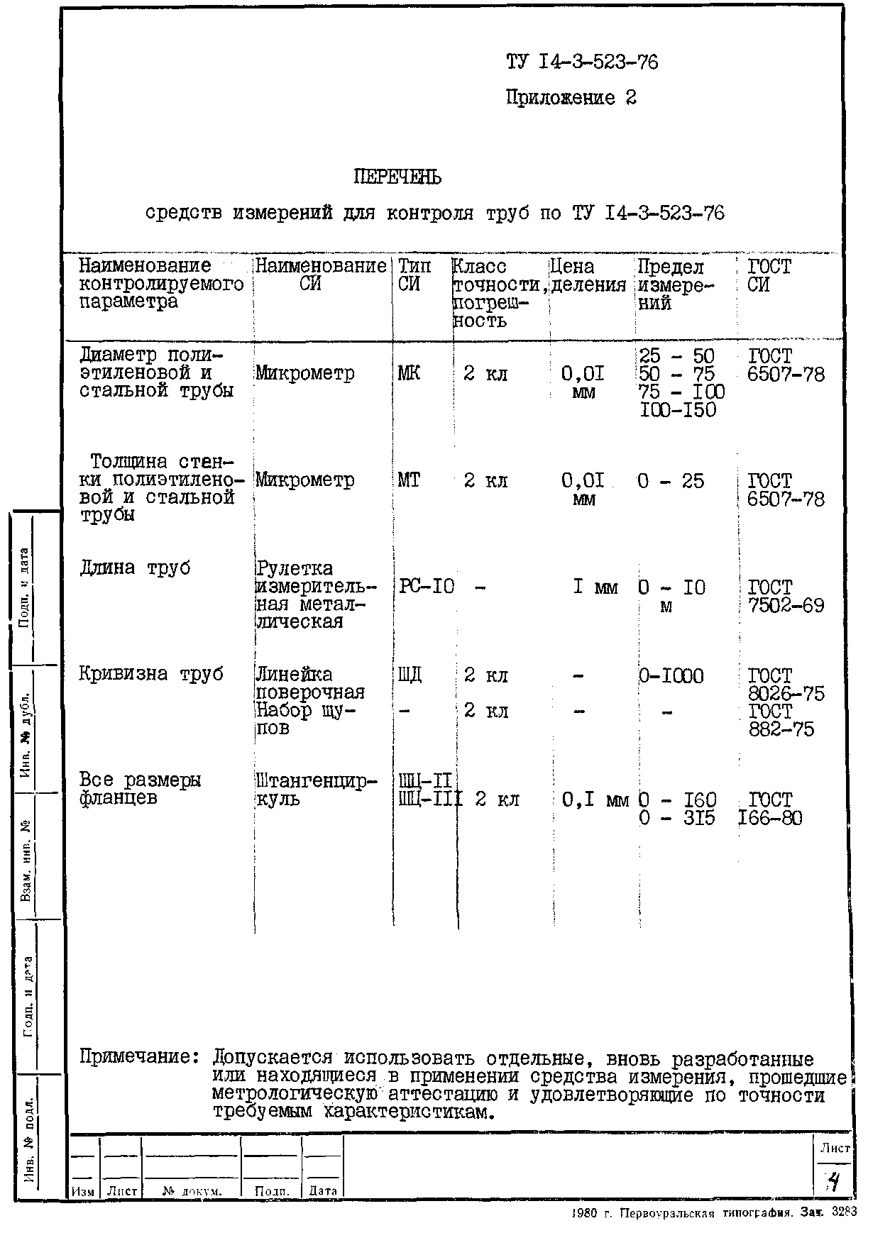 ТУ 14-3-523-76