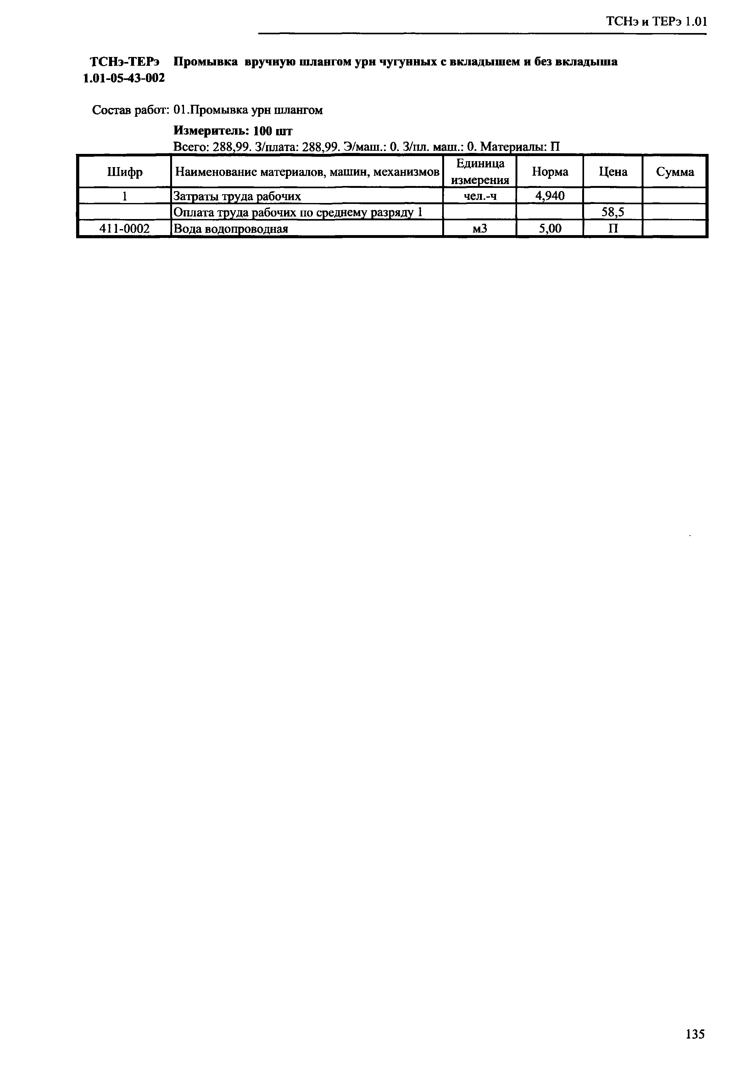 ТСНэ и ТЕРэ 1.01-05