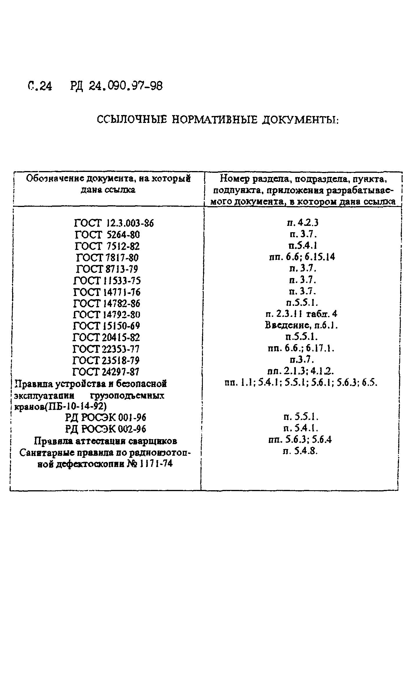 РД 24.090.97-98