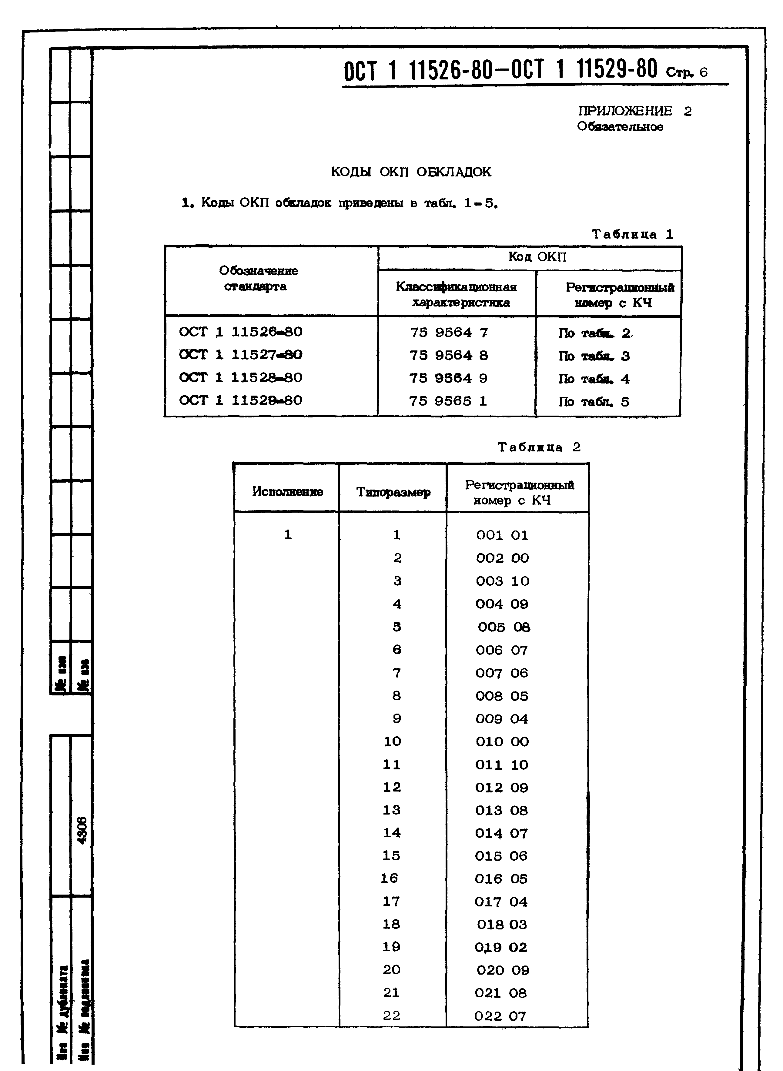 ОСТ 1 11526-80