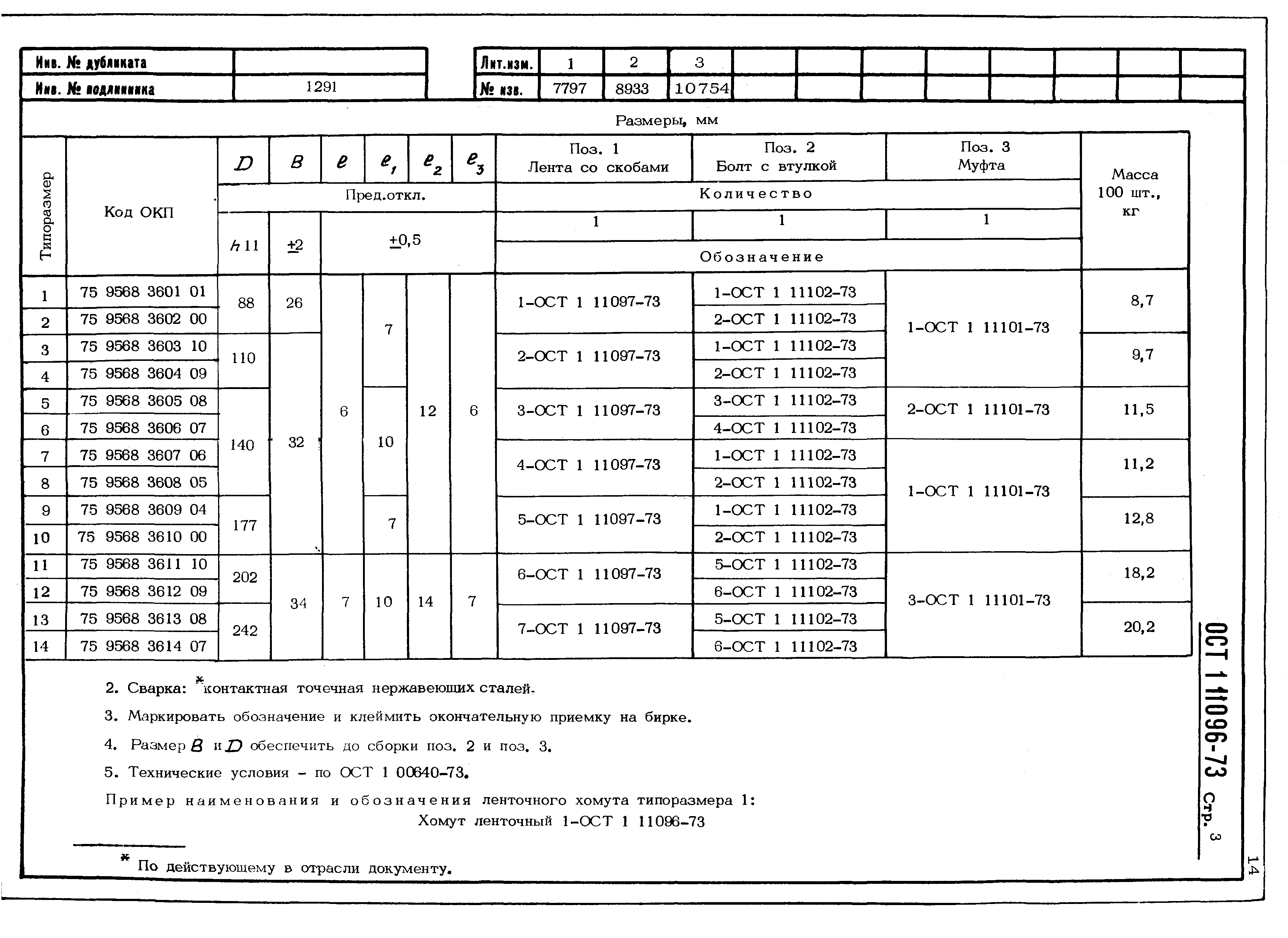 ОСТ 1 11096-73