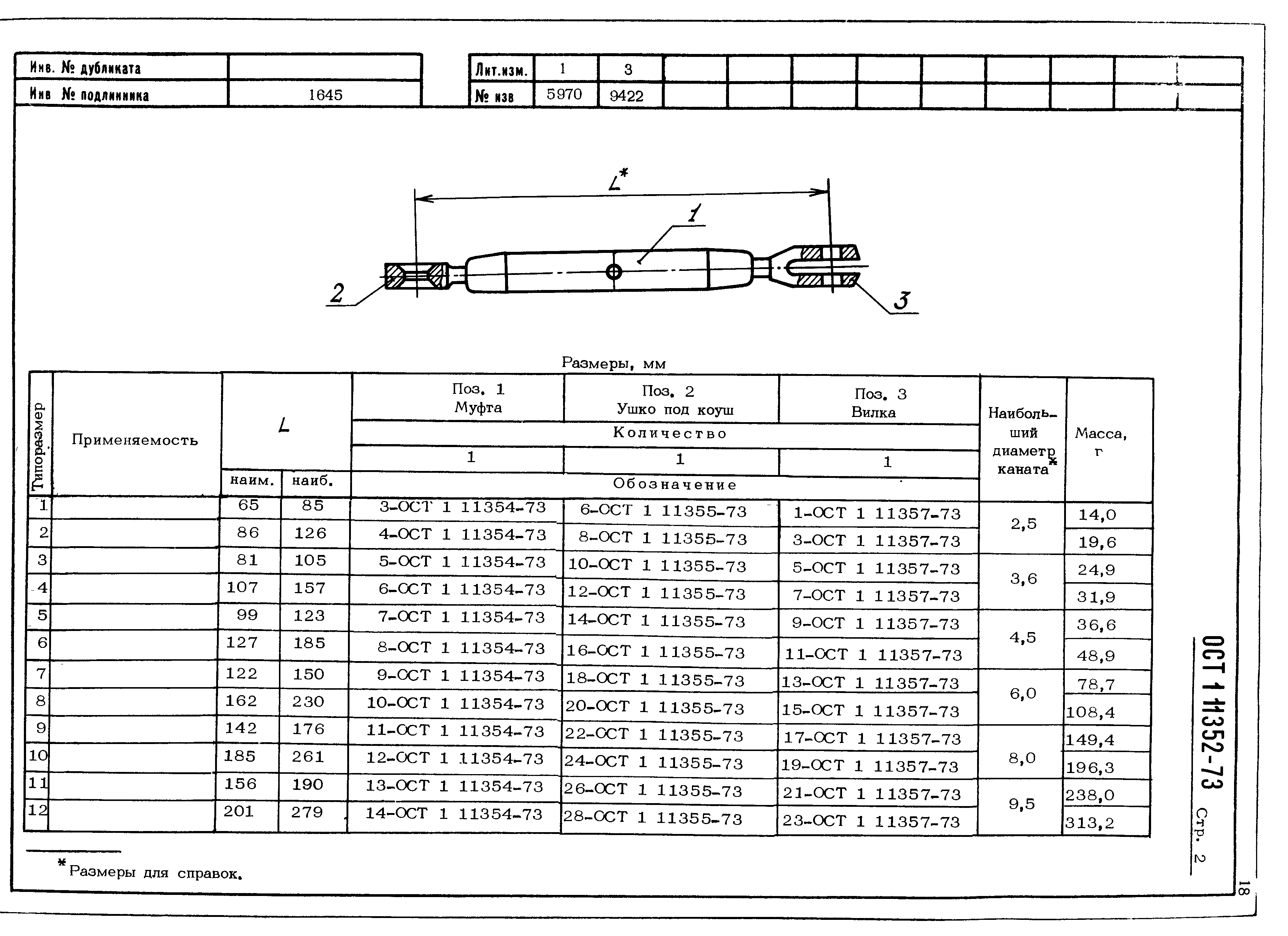 ОСТ 1 11352-73