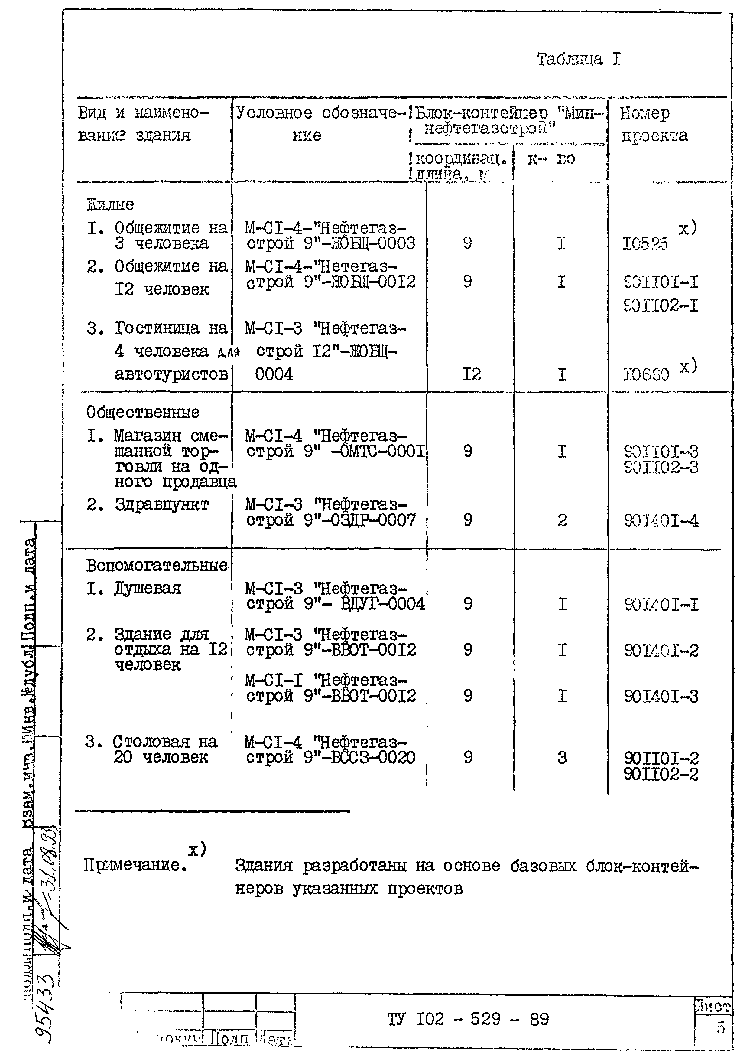 ТУ 102-529-89