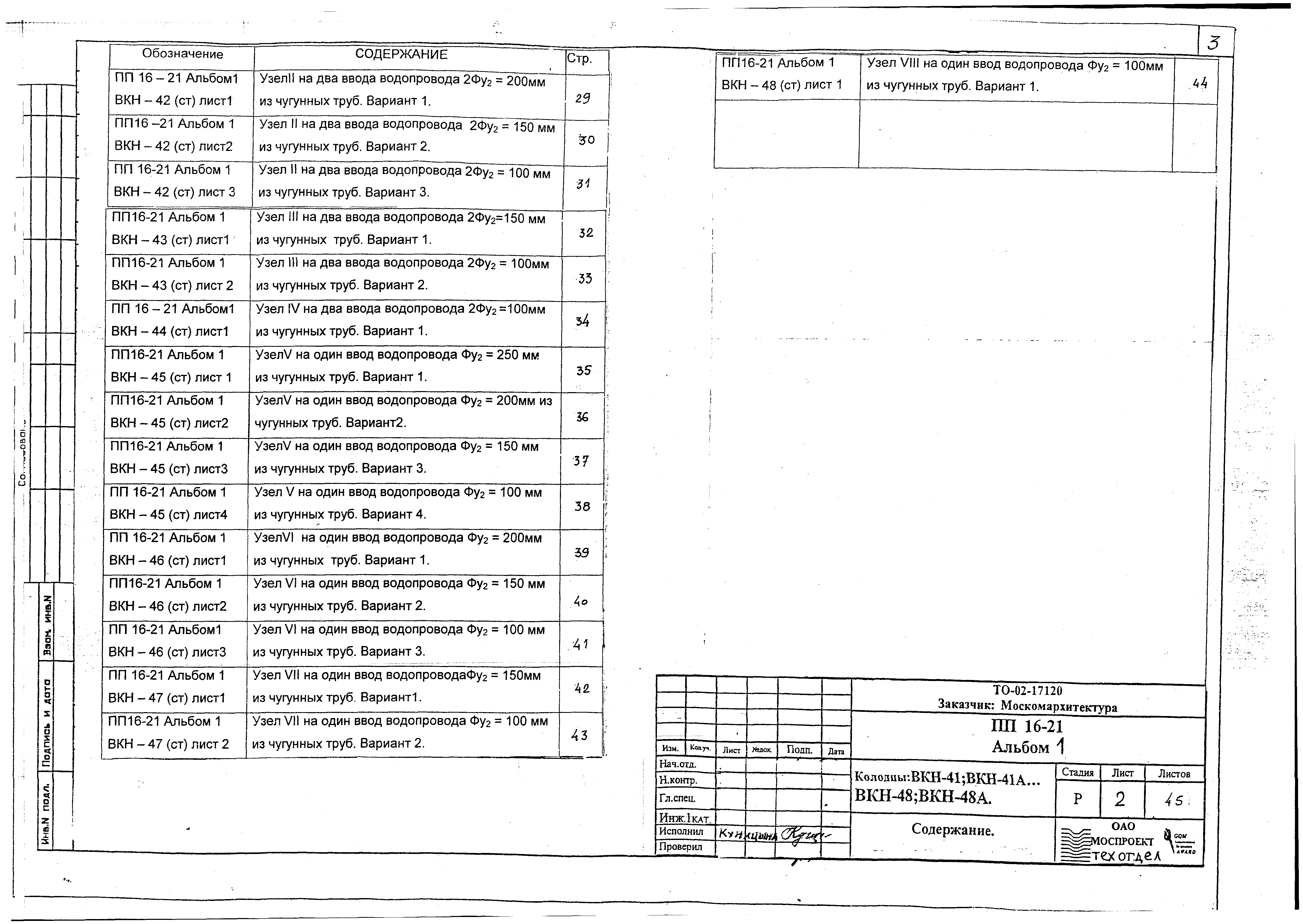 Альбом ПП 16-21