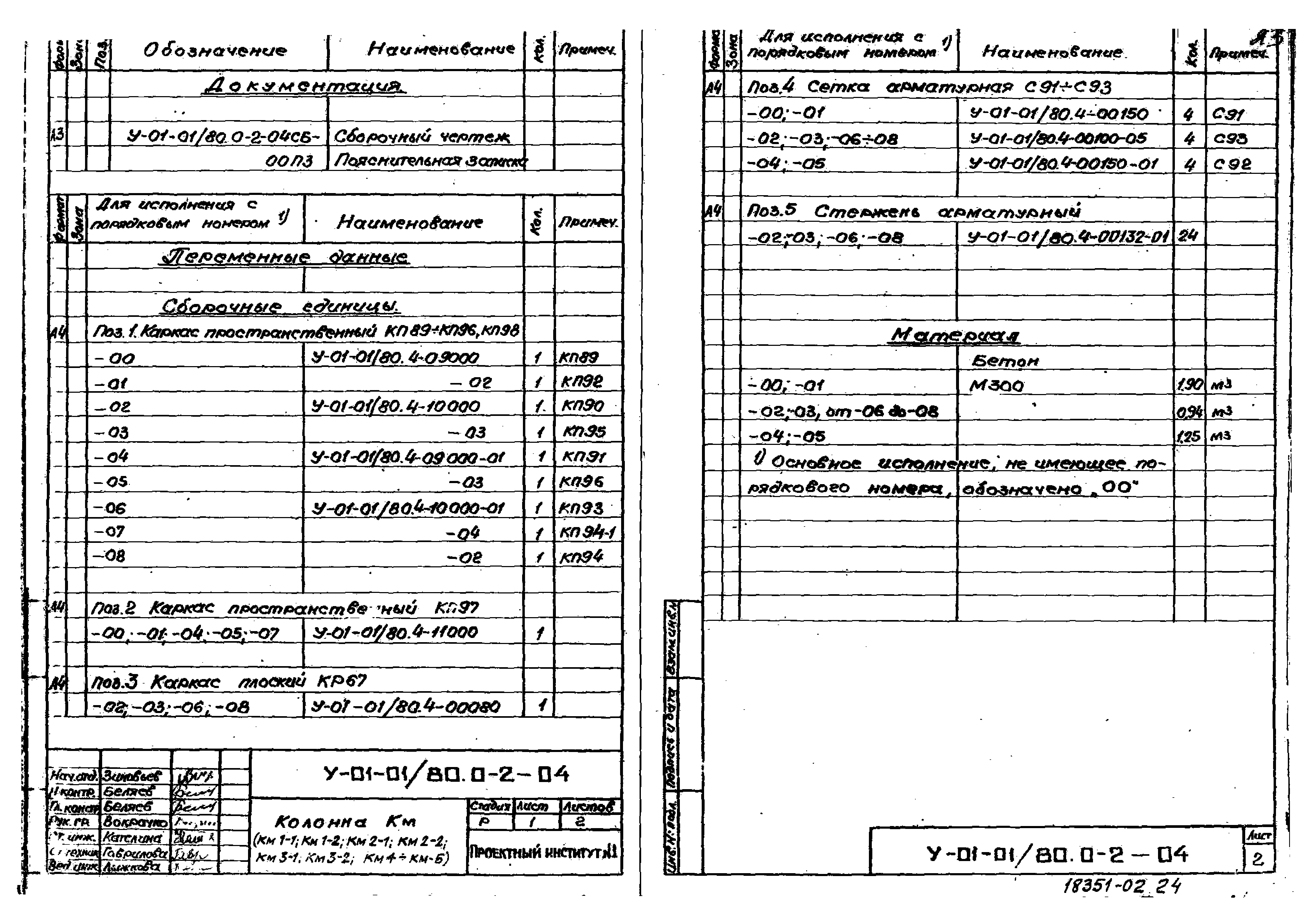 Серия У-01-01/80