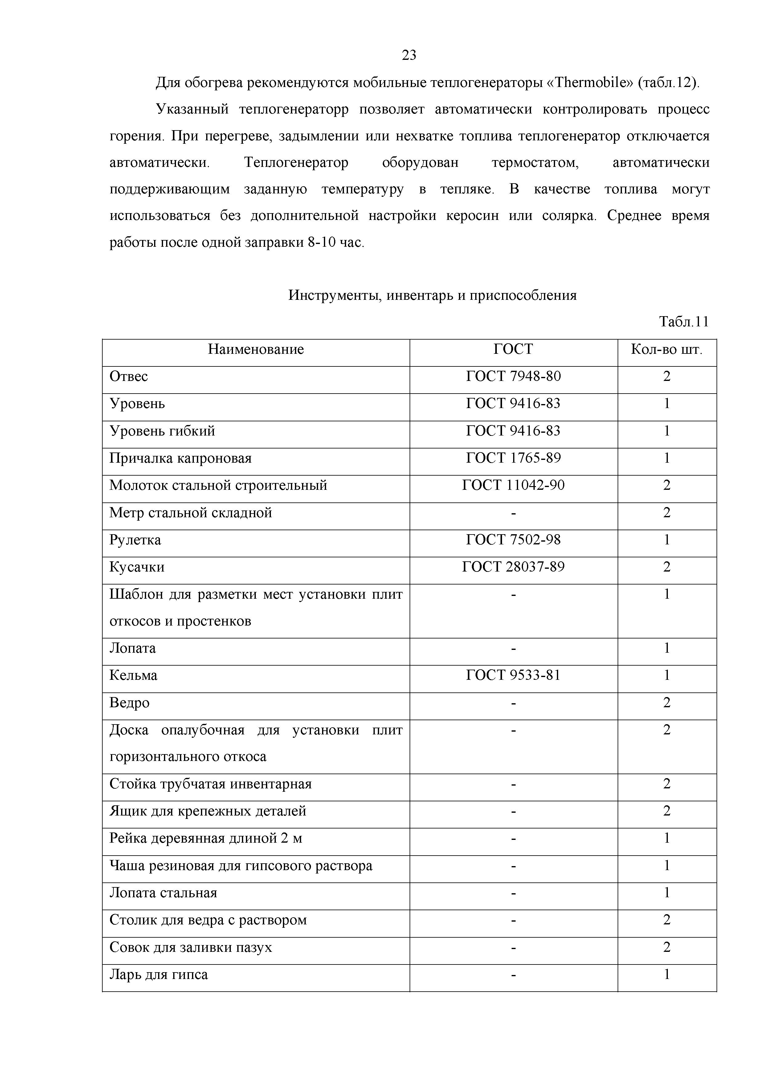 Технологическая карта 134-06 ТК