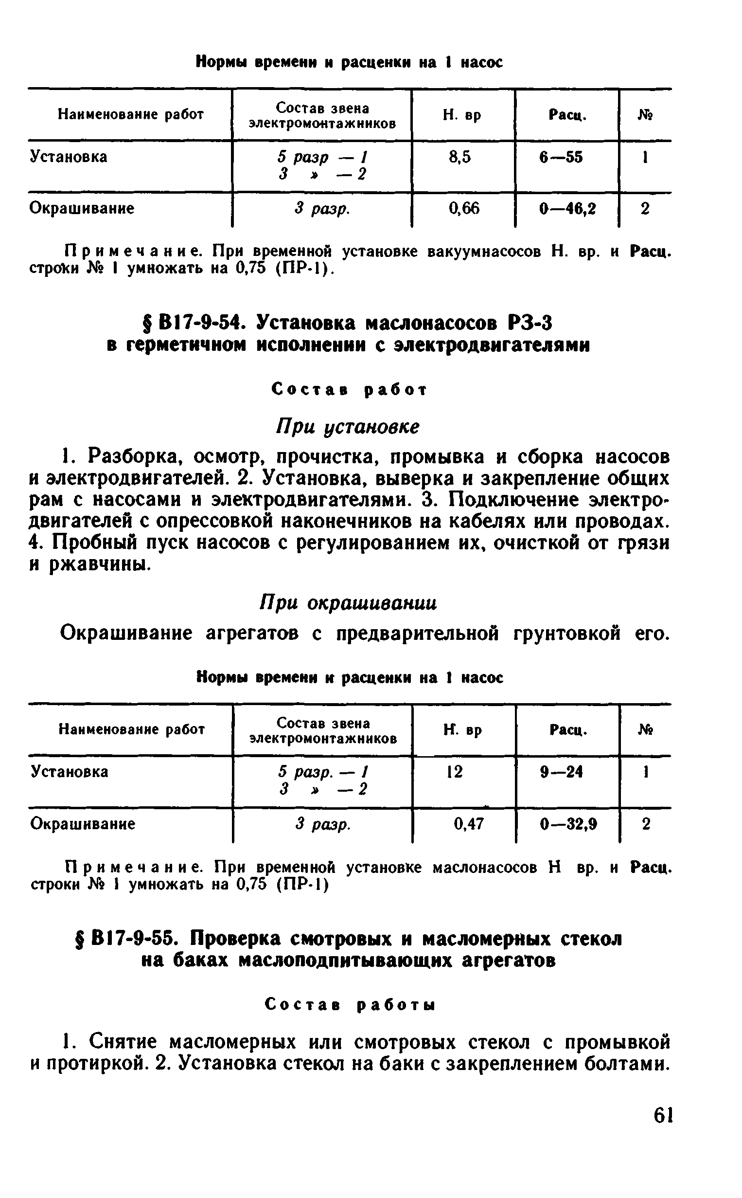 ВНиР В17-9