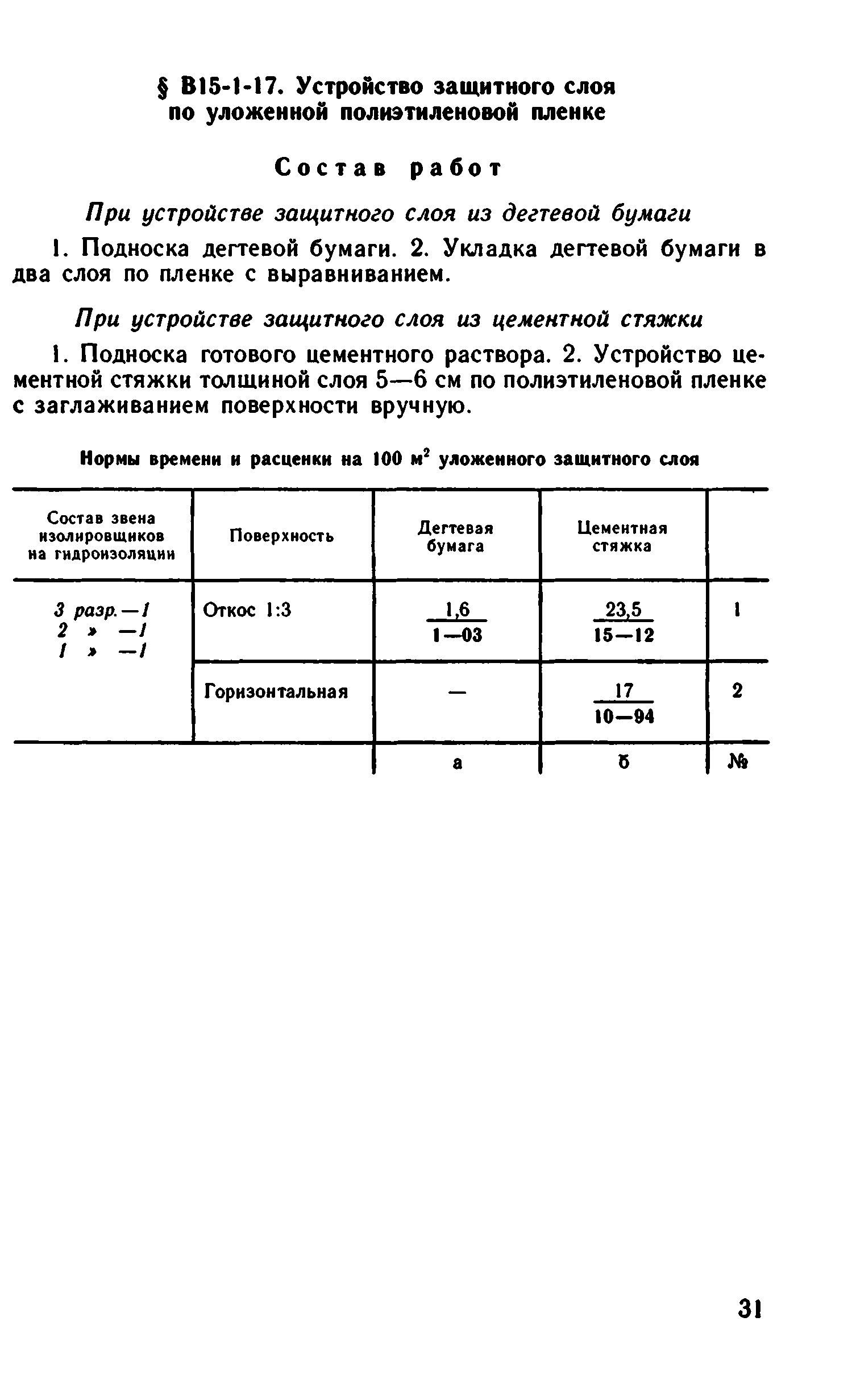 ВНиР В15-1