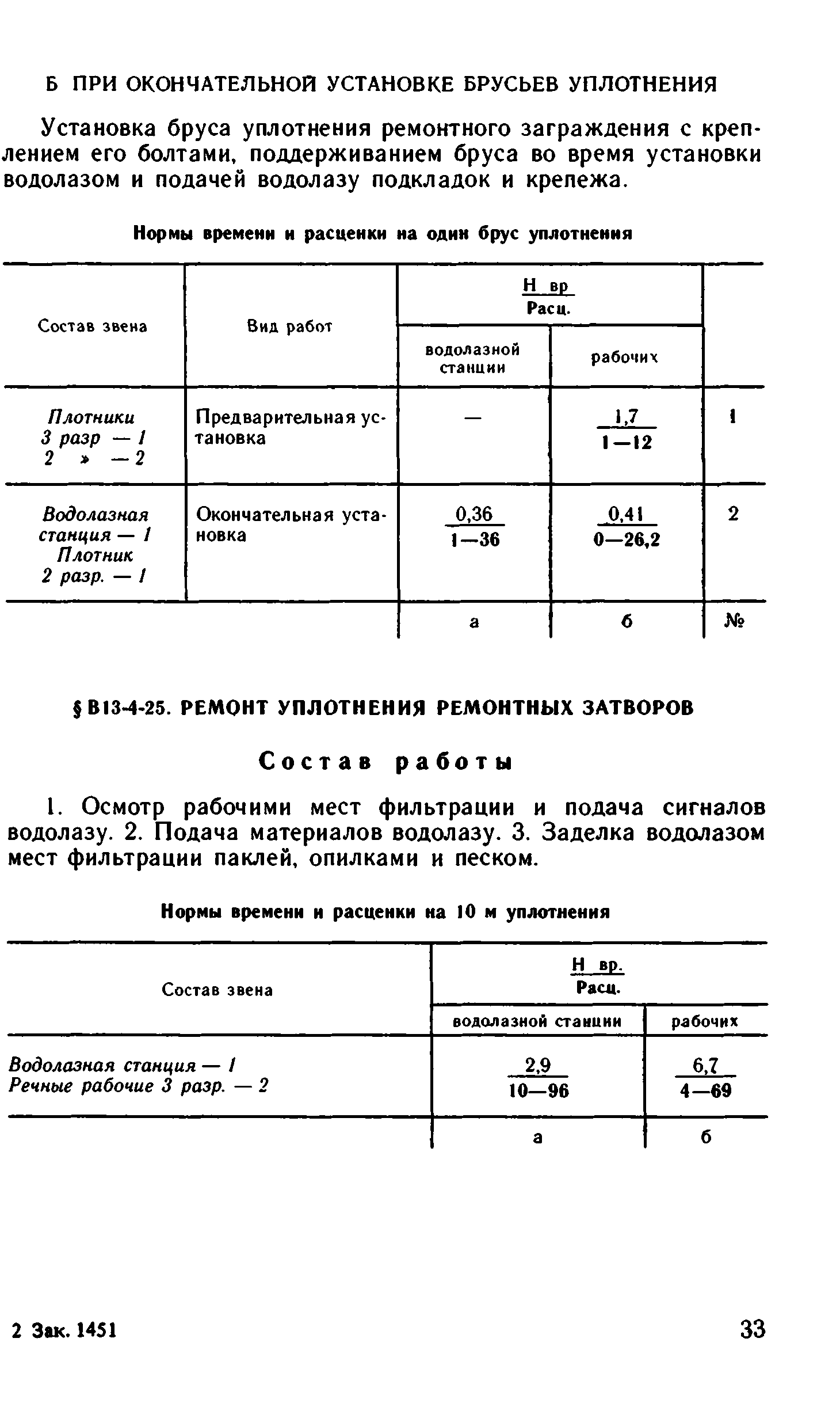 ВНиР В13-4