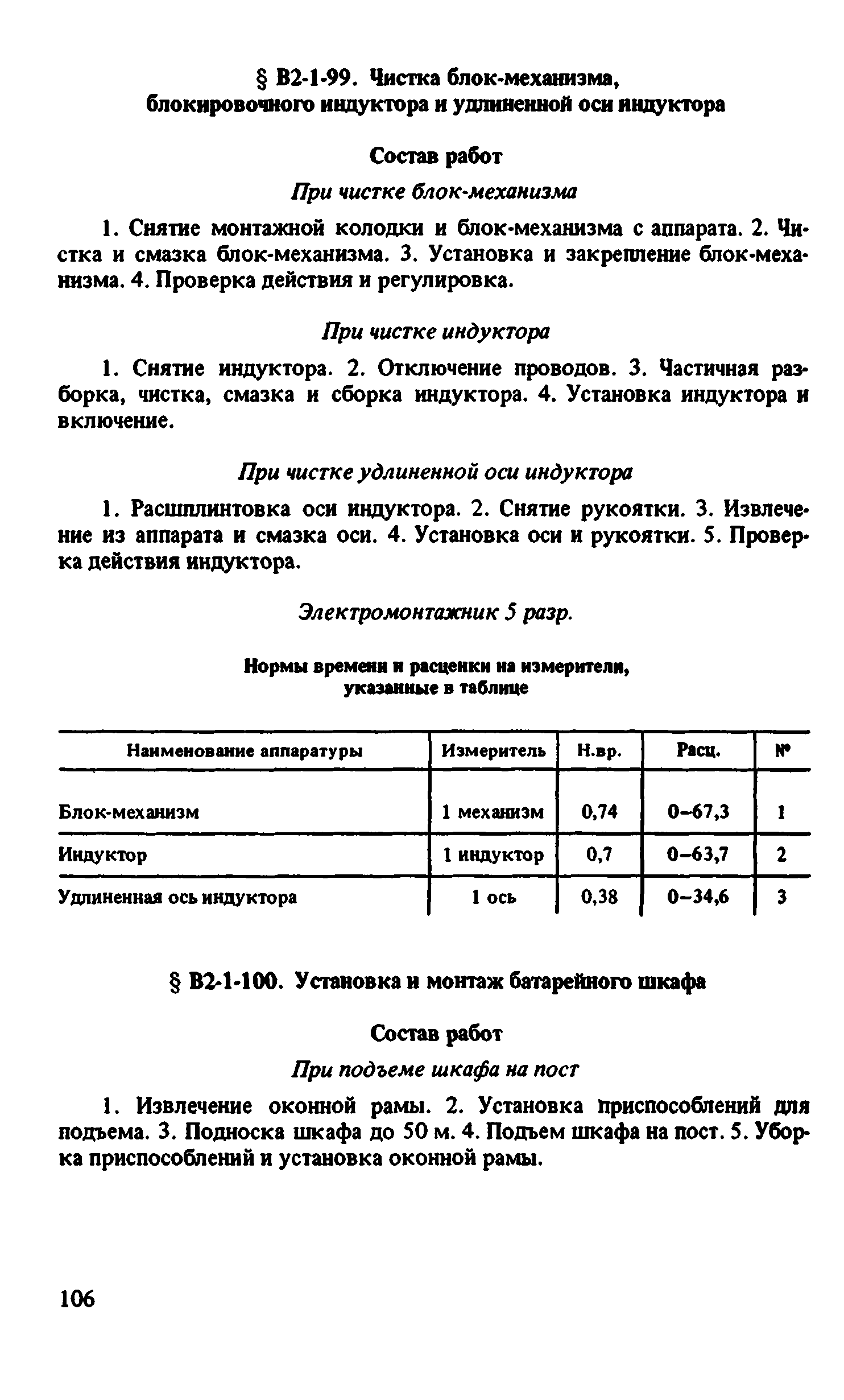 ВНиР В2-1