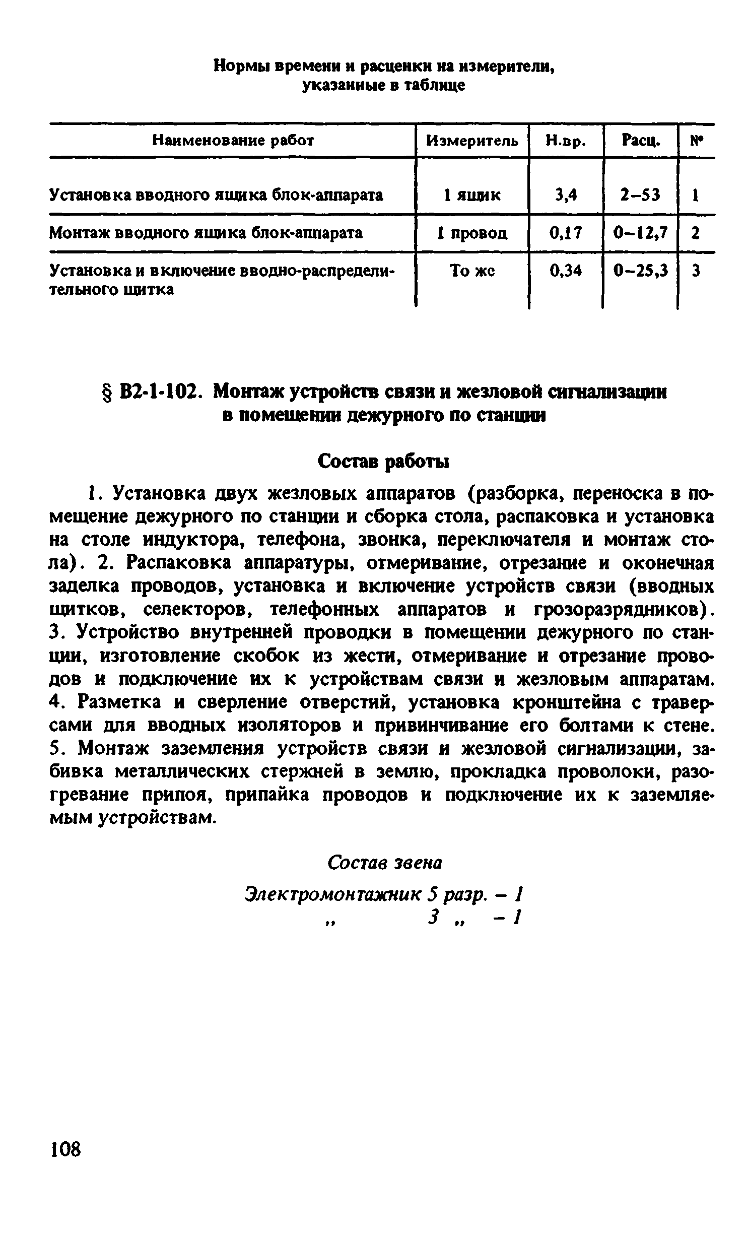 ВНиР В2-1