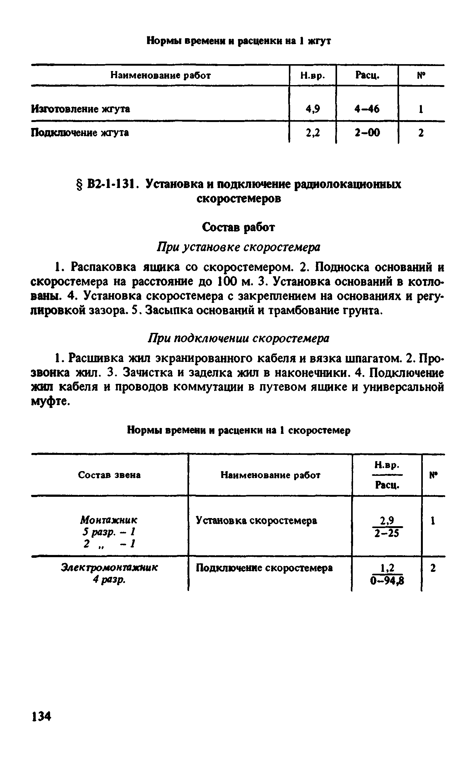 ВНиР В2-1