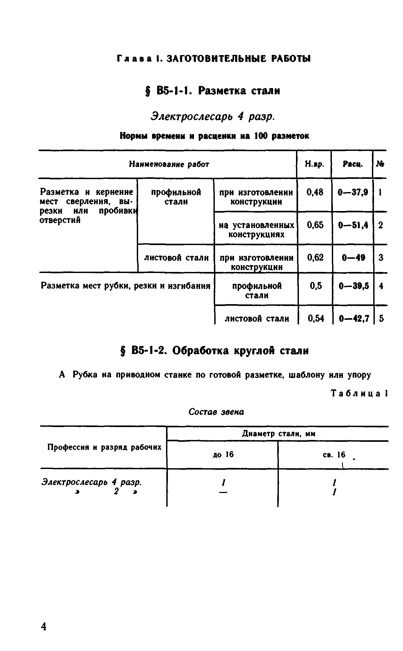 ВНиР В5-1