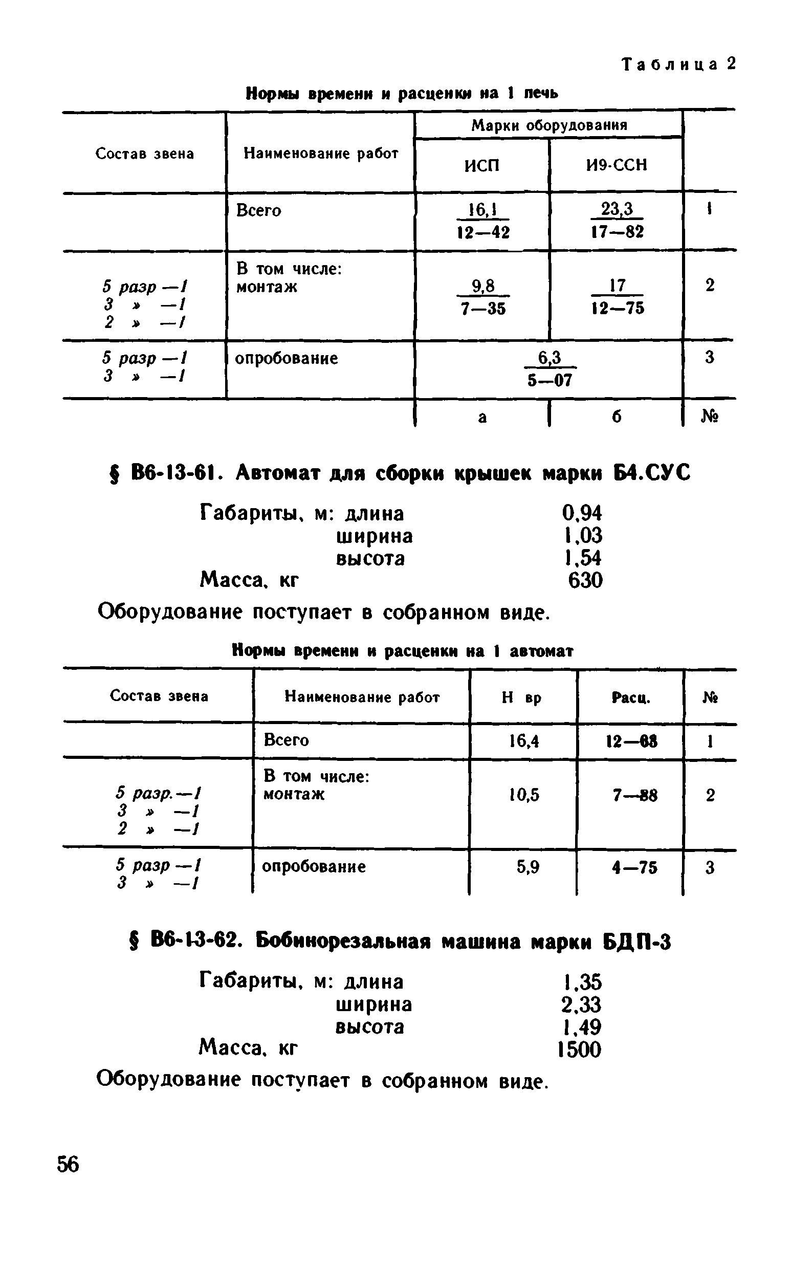 ВНиР В6-13