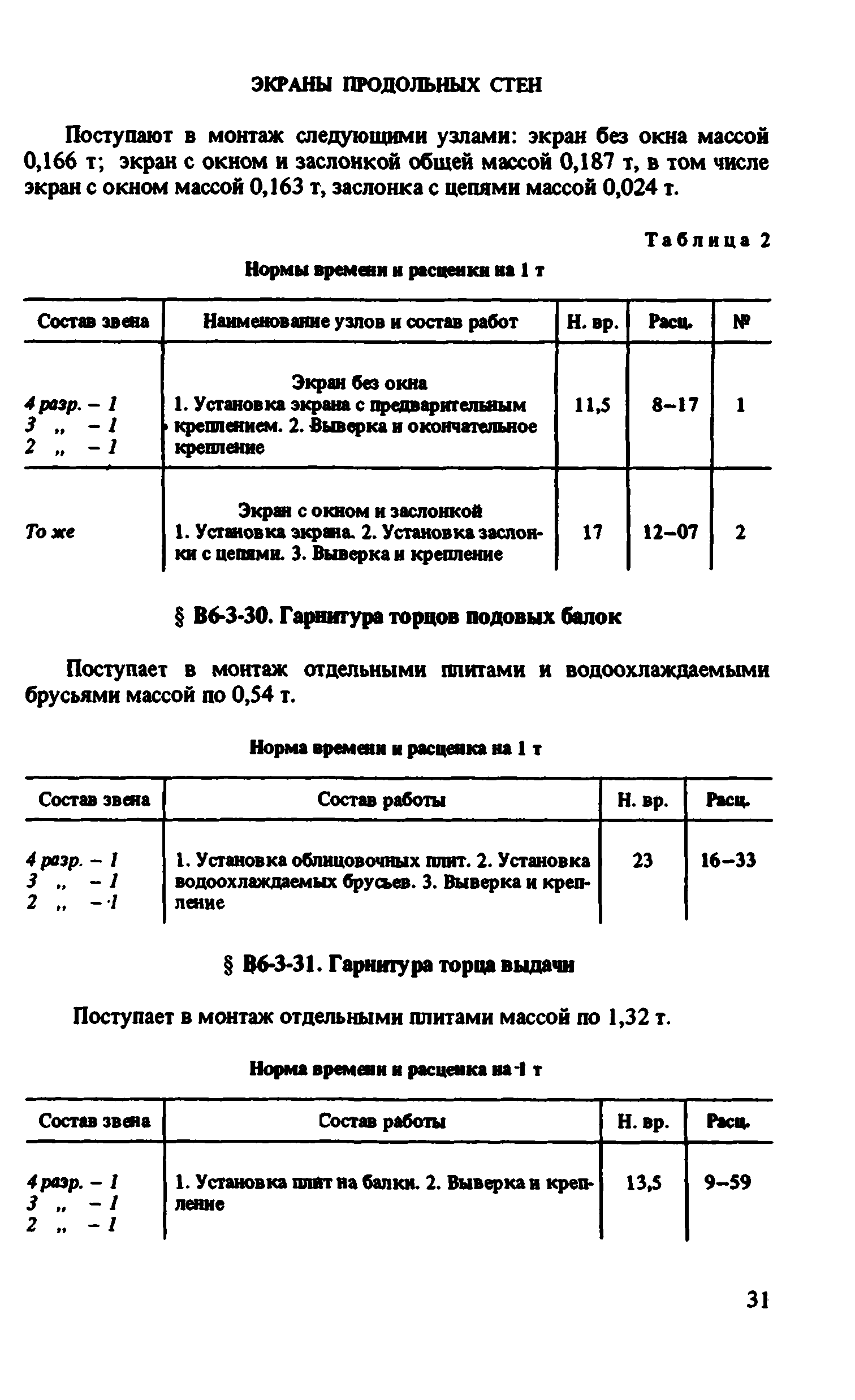 ВНиР В6-3