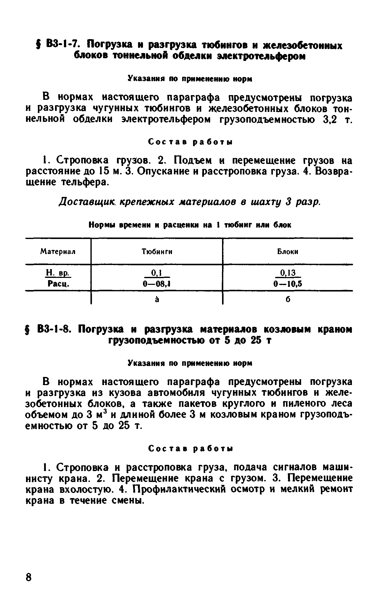 ВНиР В3-1