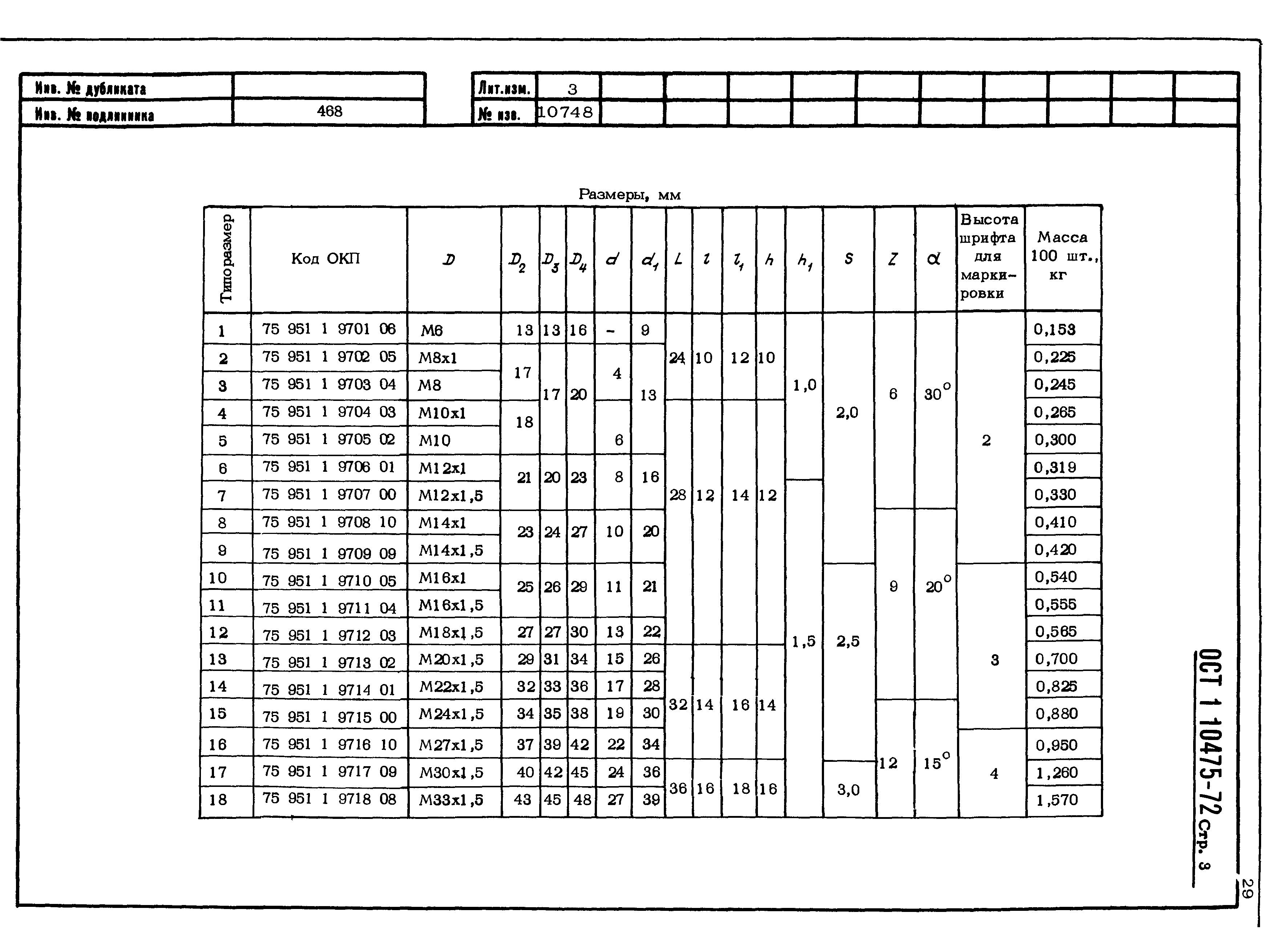 ОСТ 1 10475-72