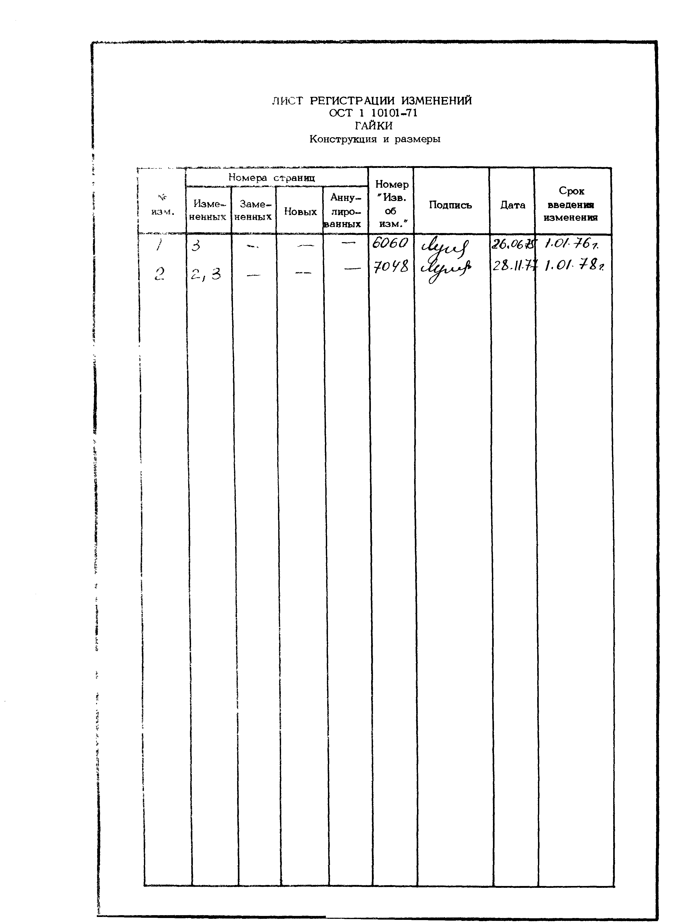 ОСТ 1 10101-71