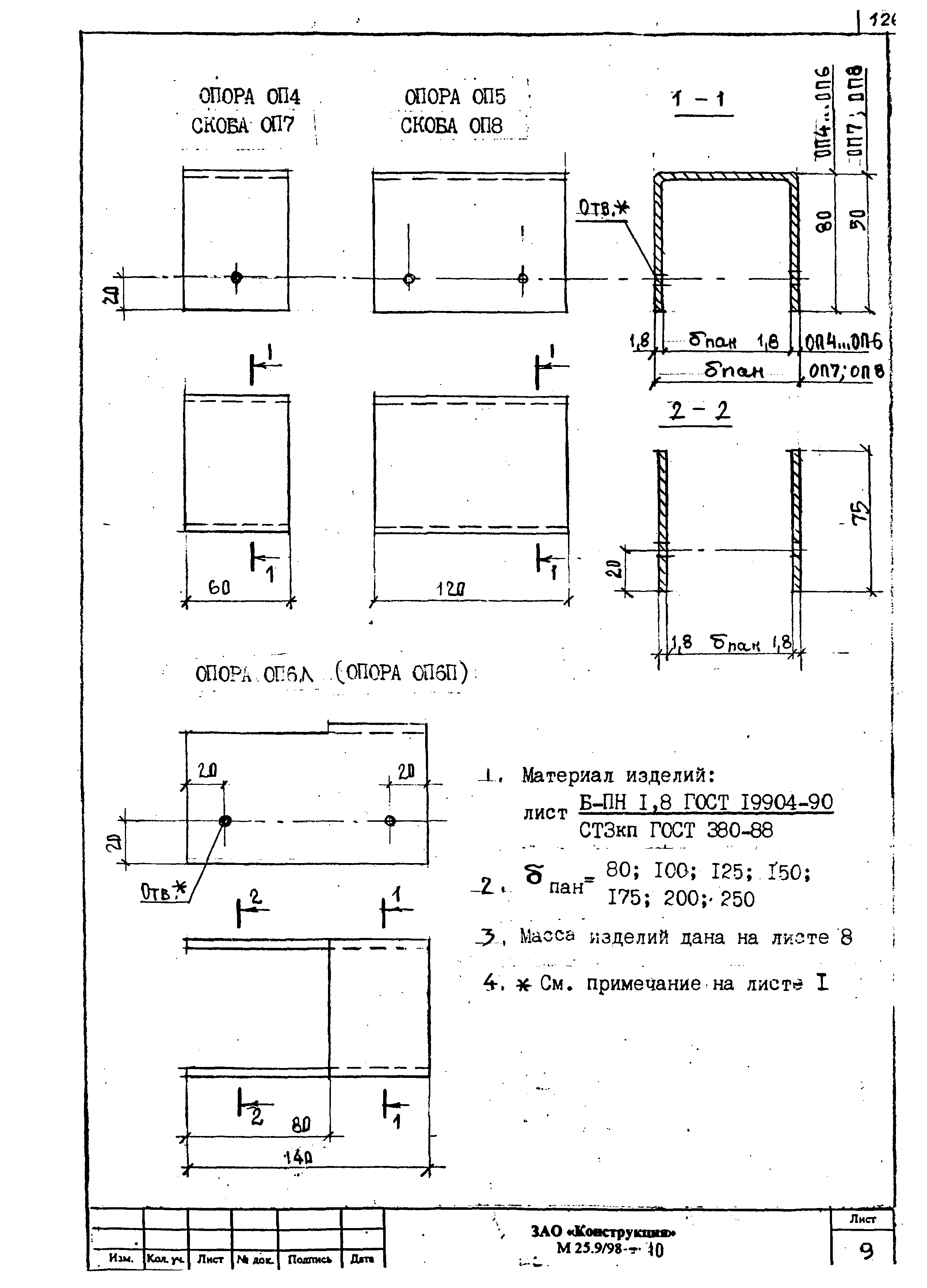 Шифр М25.9/98