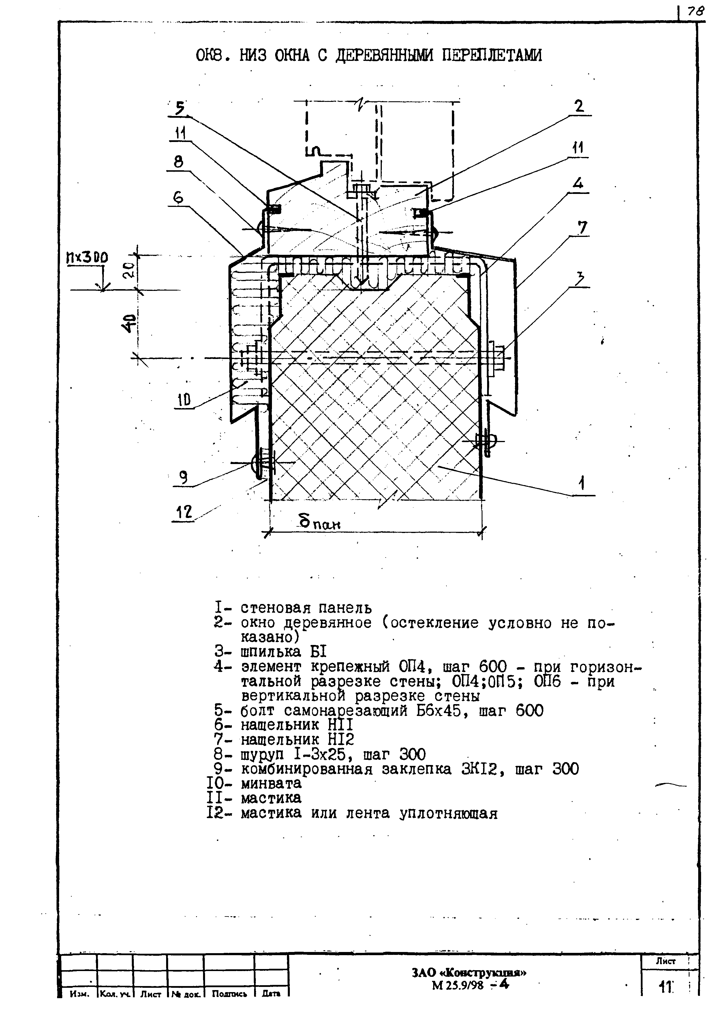 Шифр М25.9/98