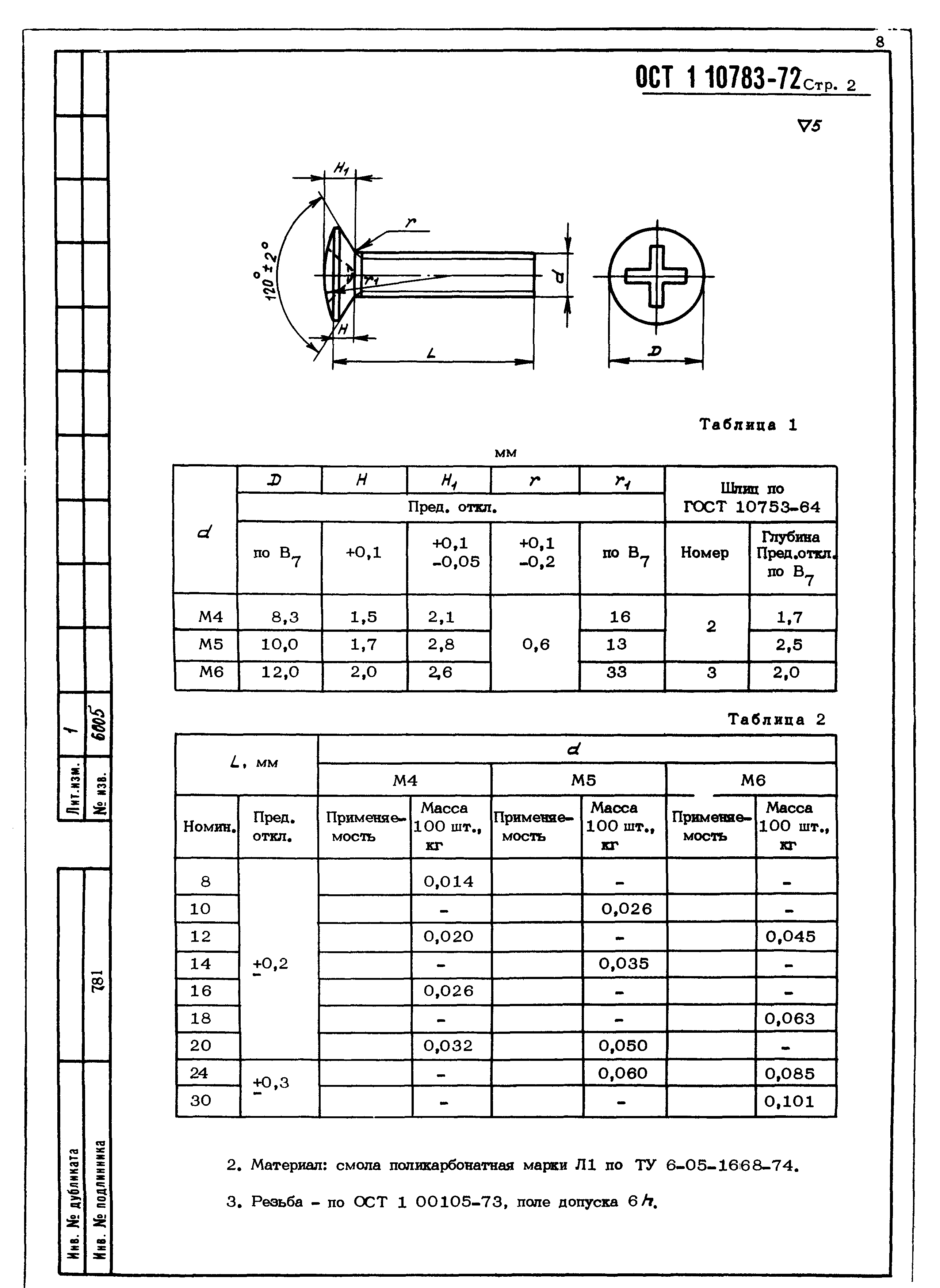 ОСТ 1 10783-72