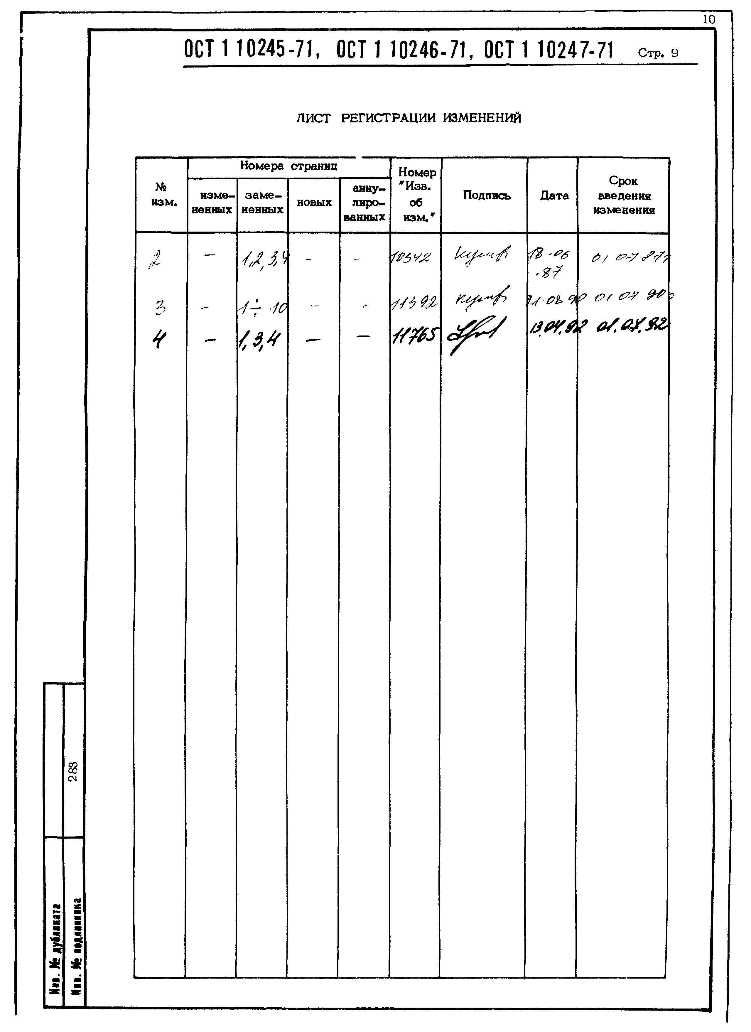 ОСТ 1 10245-71