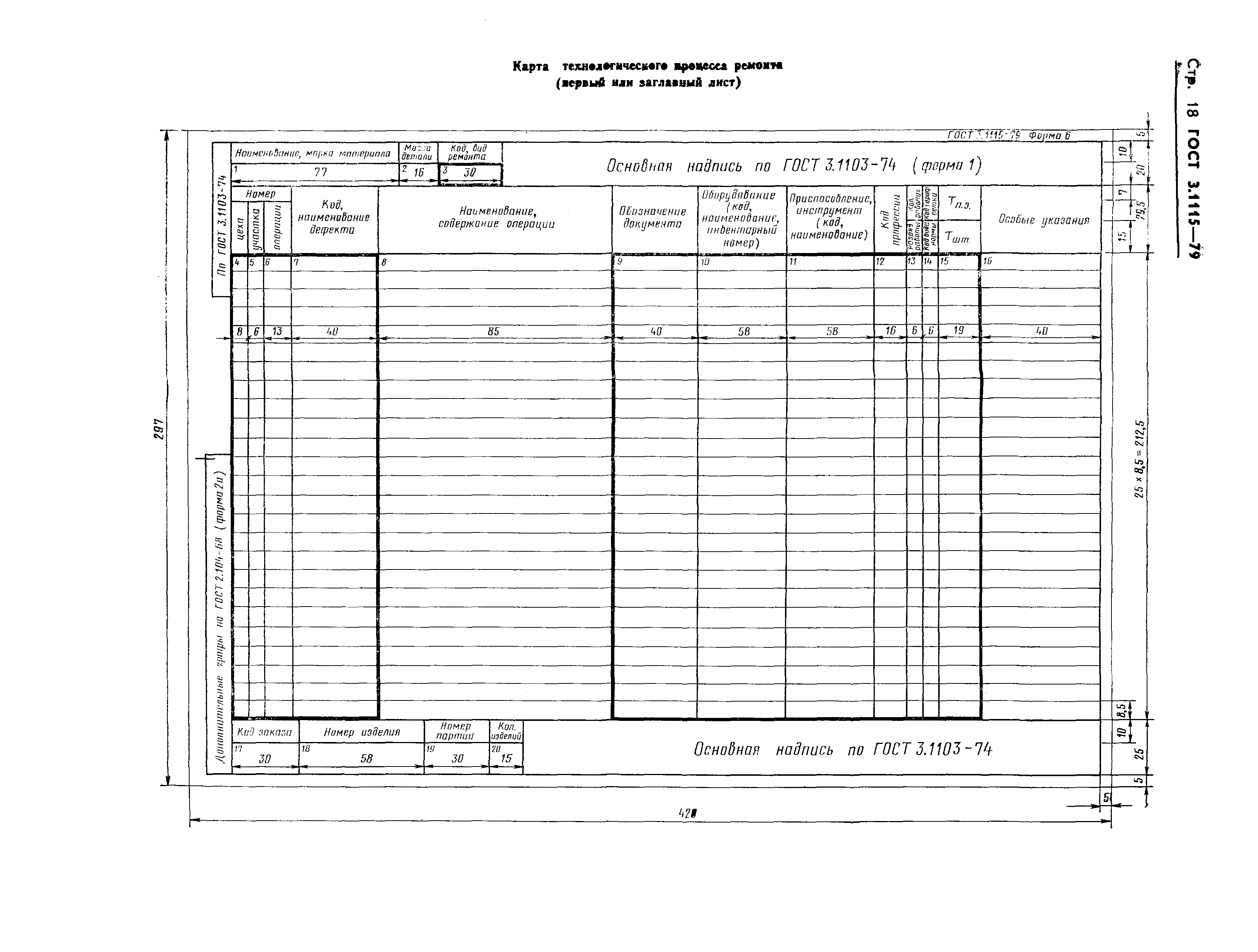 ГОСТ 3.1115-79