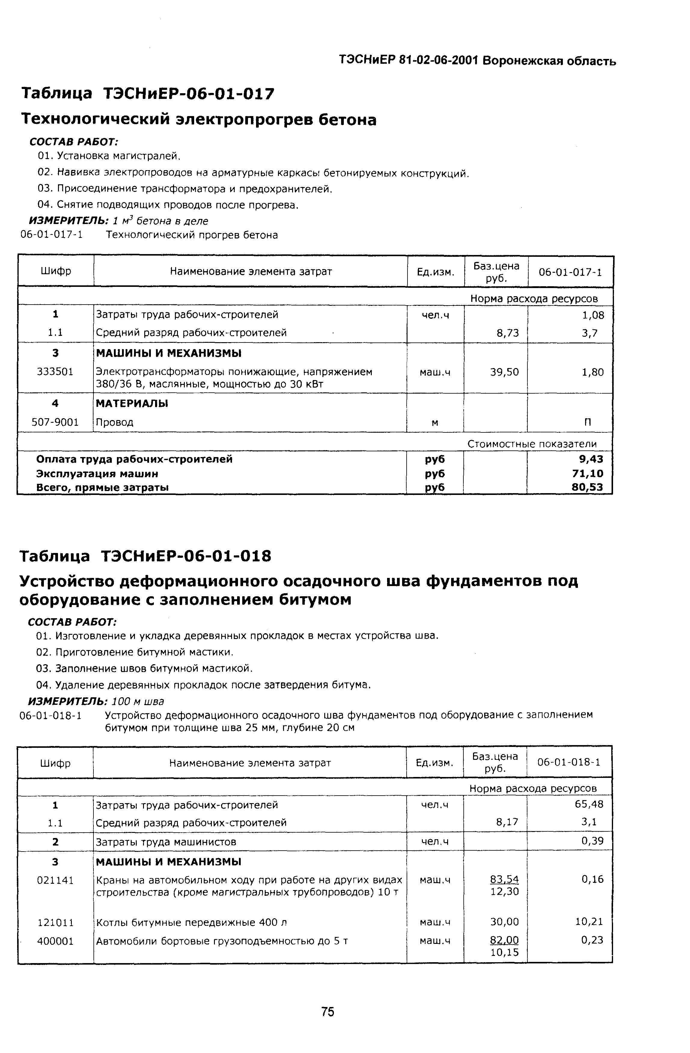 ТЭСНиЕР Воронежская область 81-02-06-2001