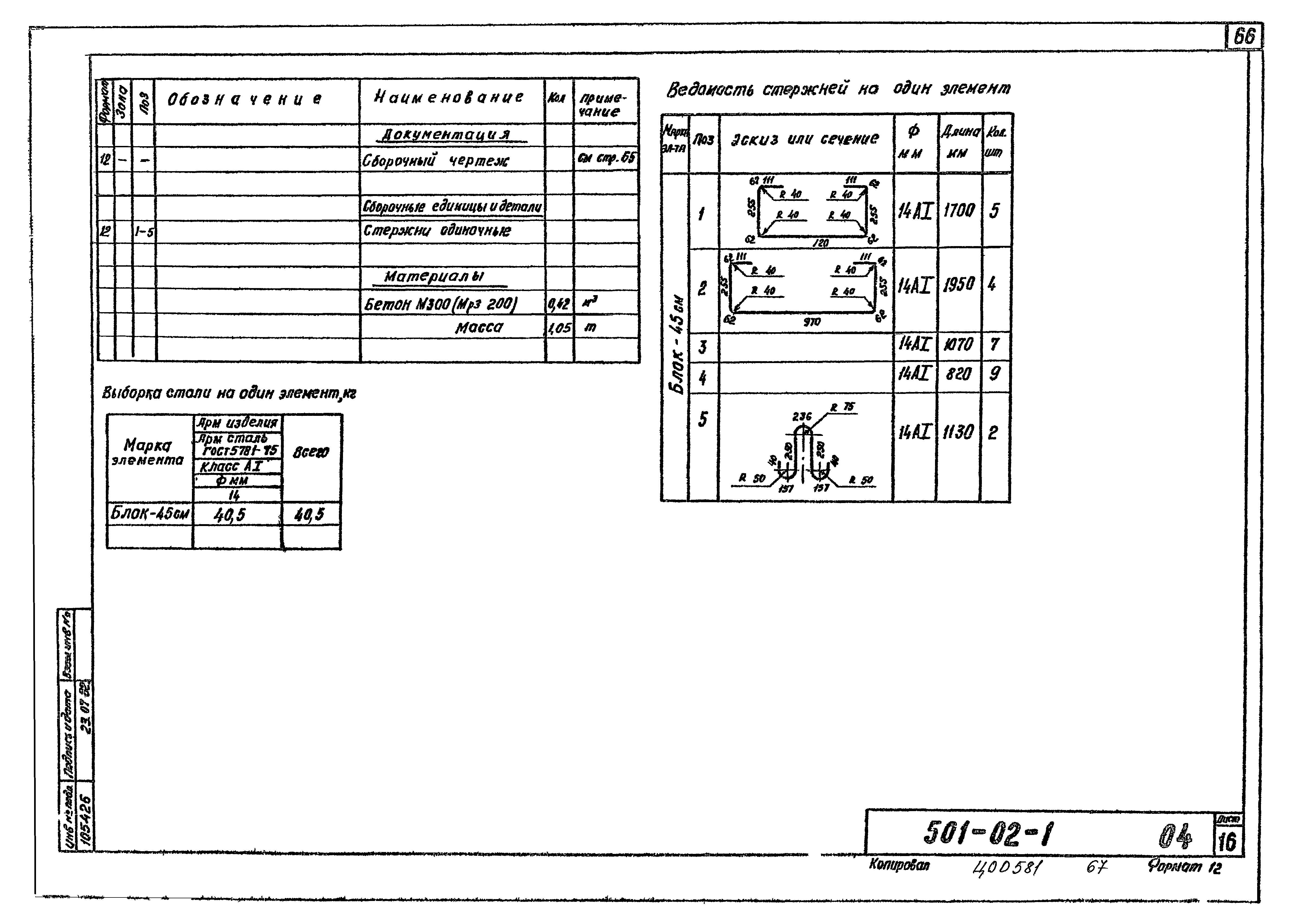 Типовые проектные решения 501-02-1