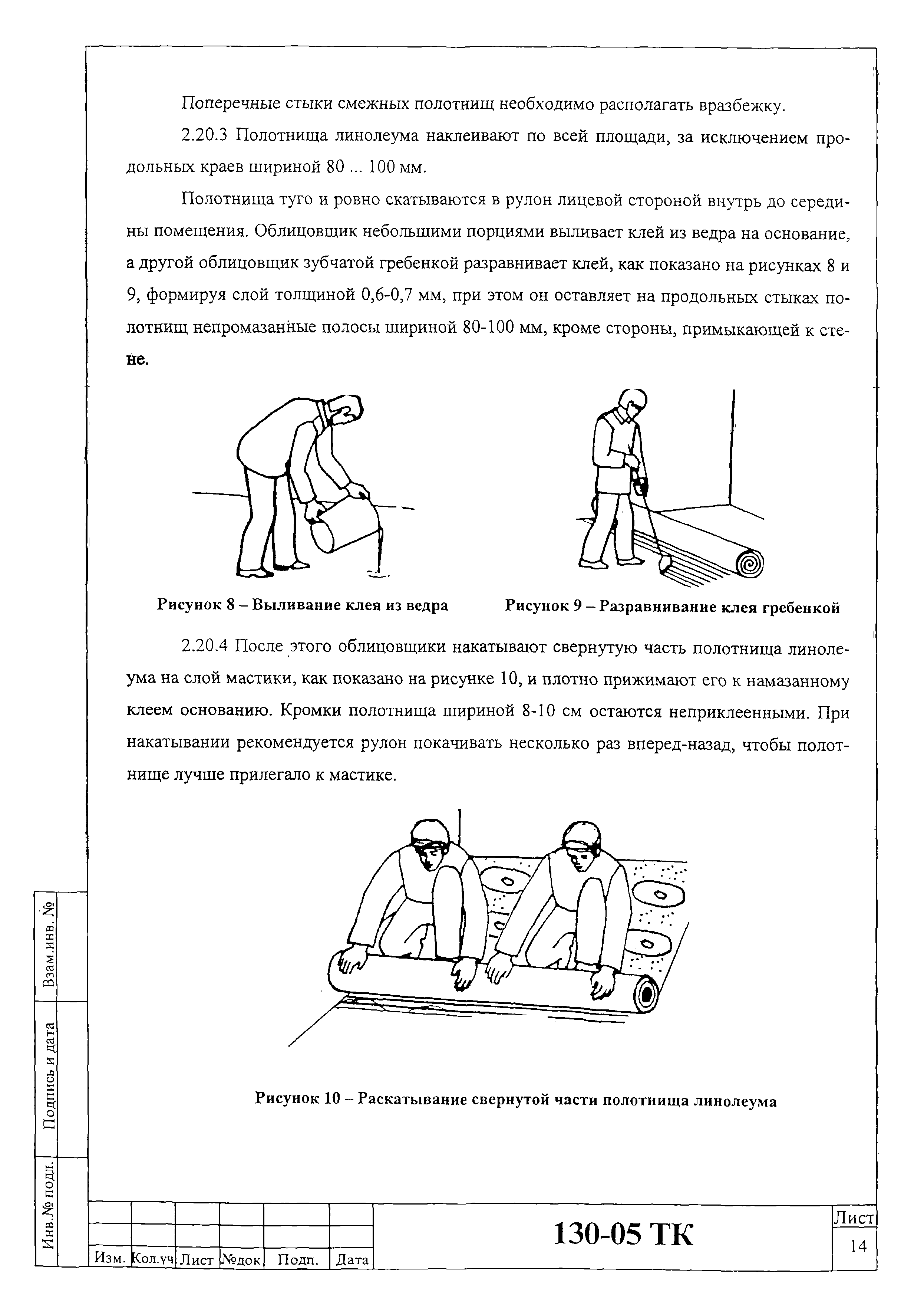 Технологическая карта 130-05 ТК