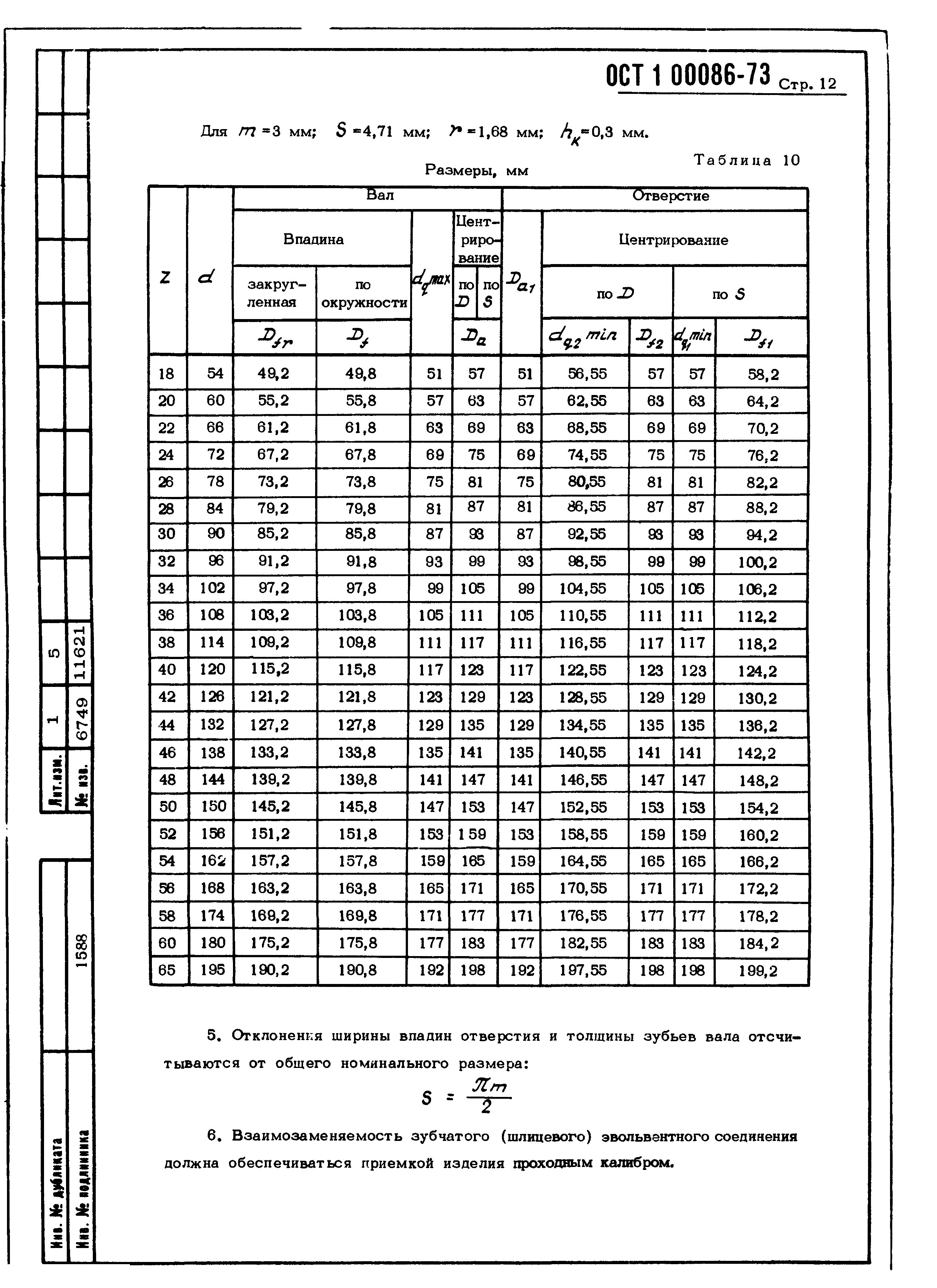 ОСТ 1 00086-73