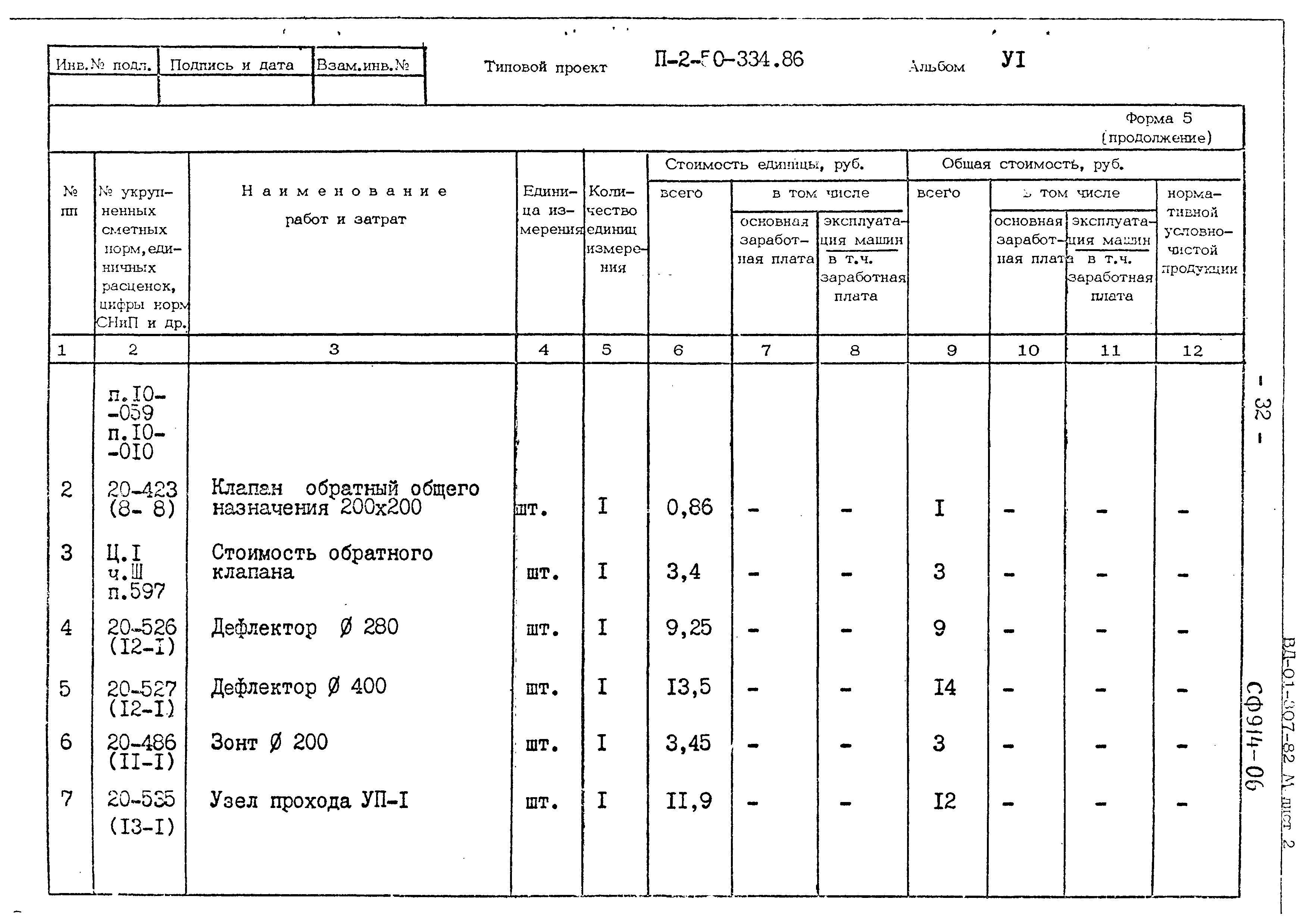 Типовой проект П-2-50-334.86