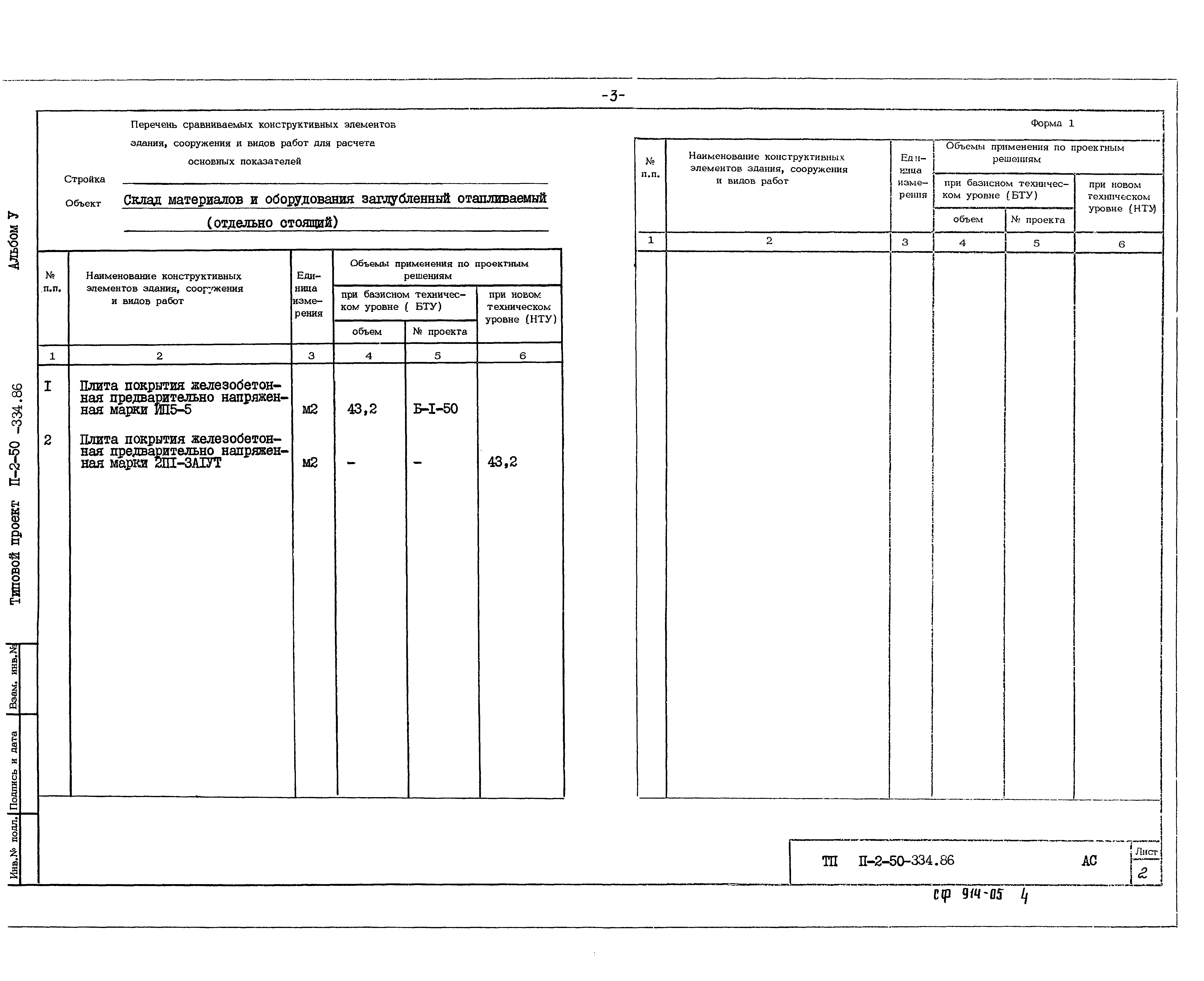 Типовой проект П-2-50-334.86