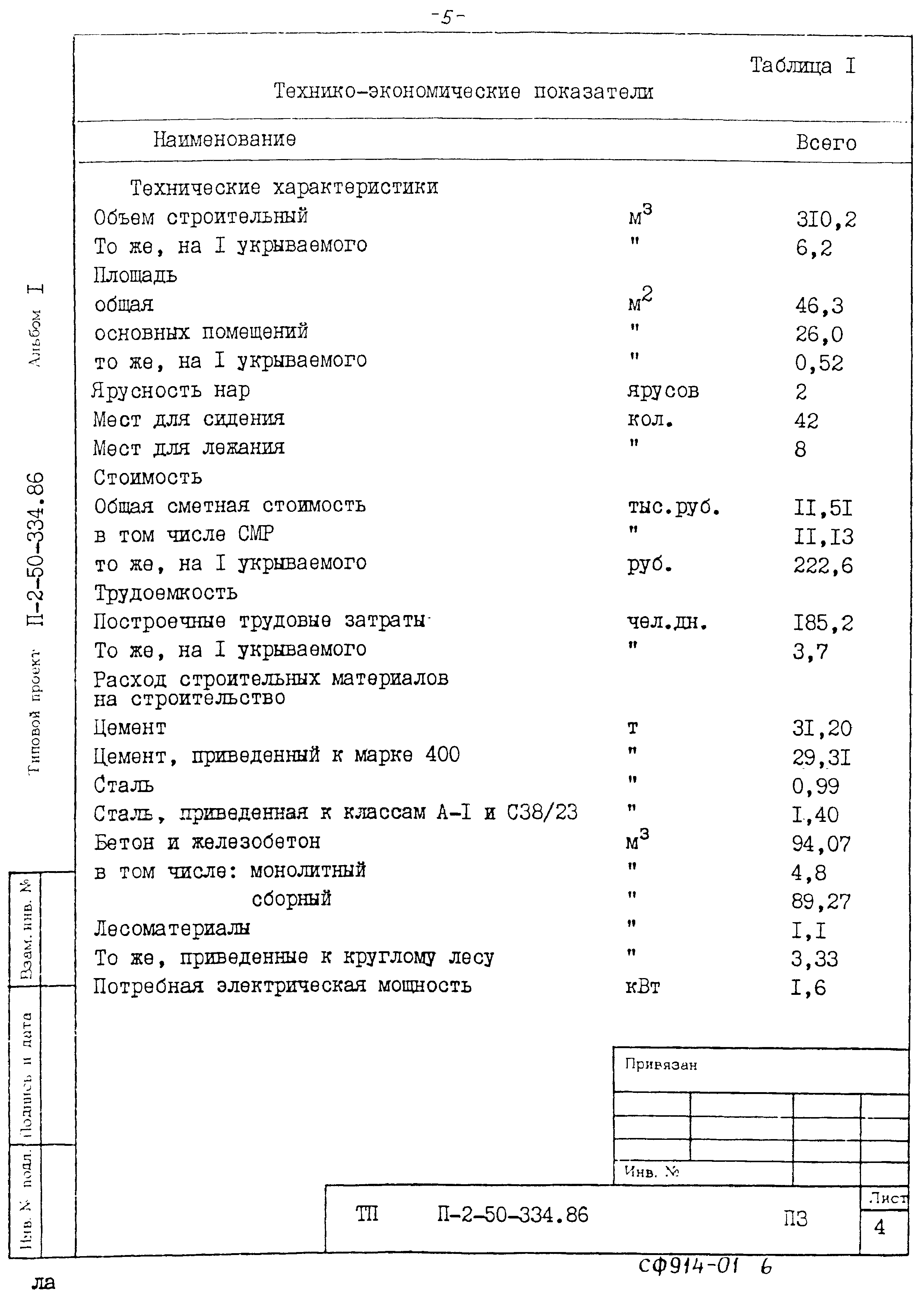 Типовой проект П-2-50-334.86