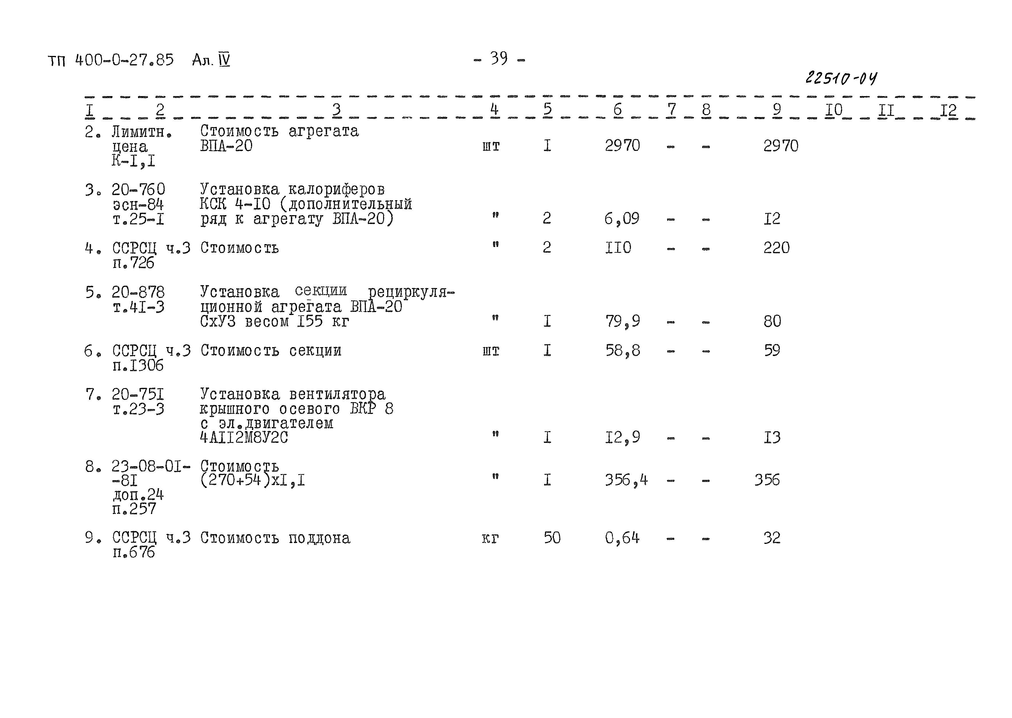 Типовые проектные решения 400-0-27.85