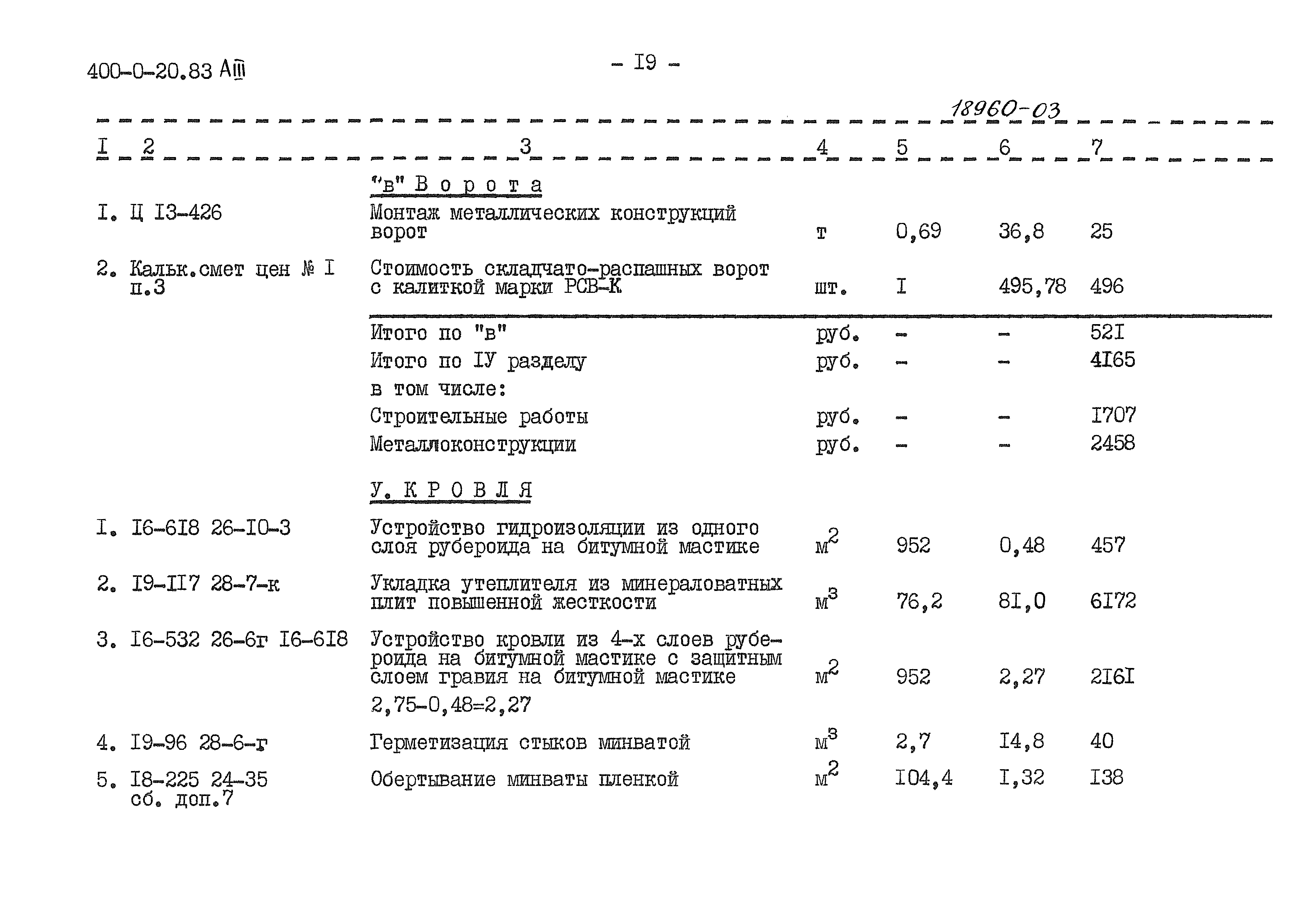 Типовой проект 400-0-20.83