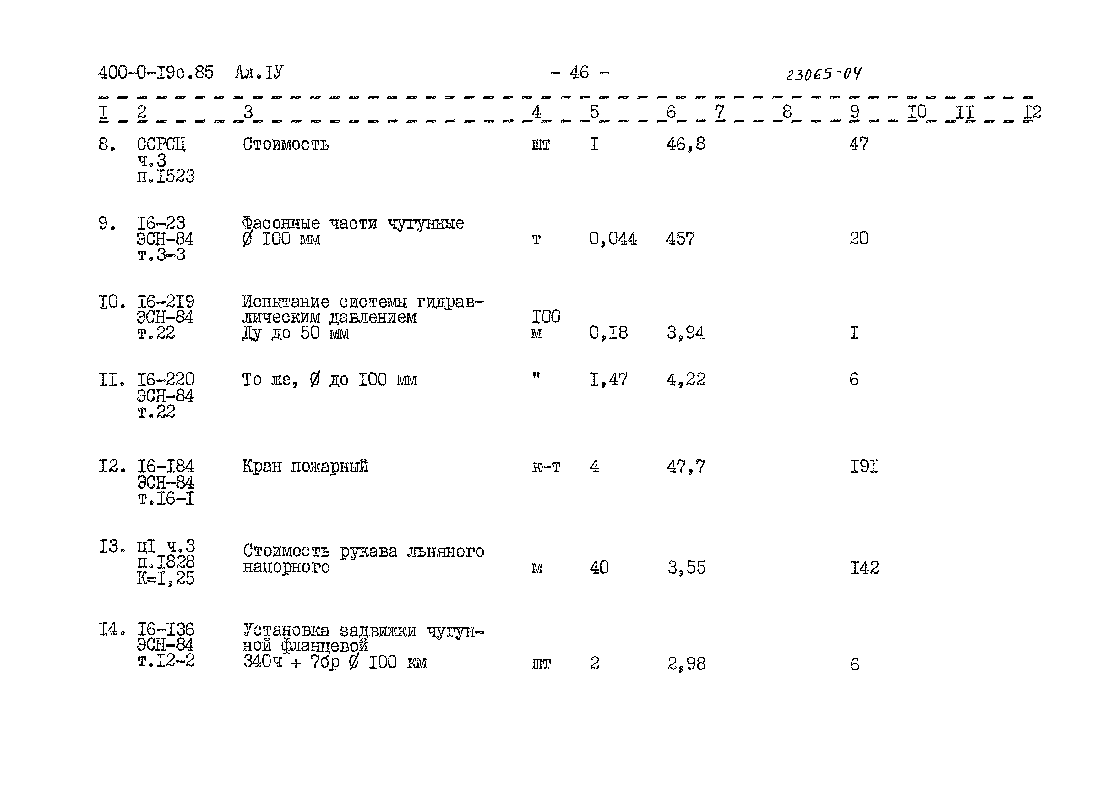 Типовые проектные решения 400-0-19с.85