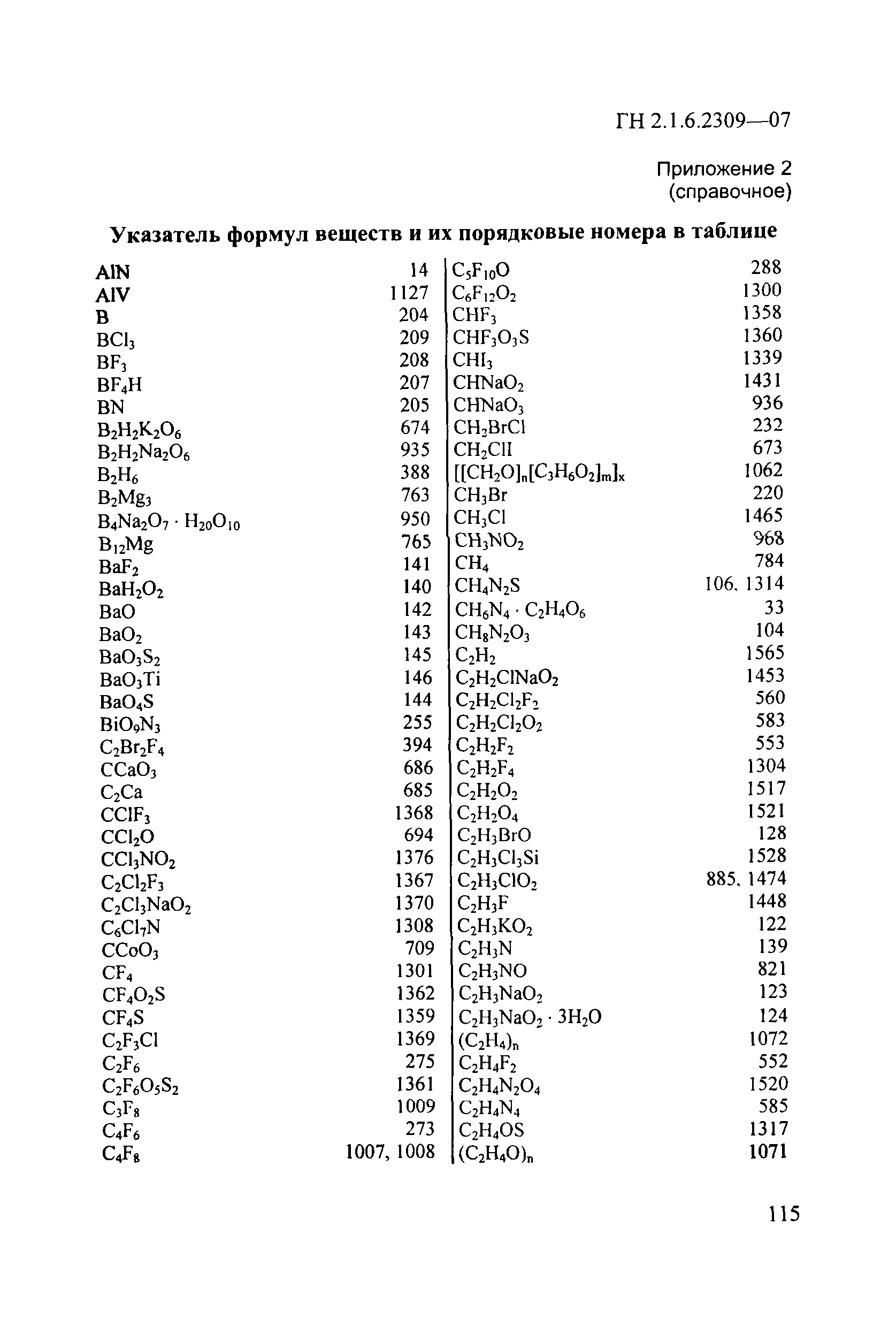 ГН 2.1.6.2309-07