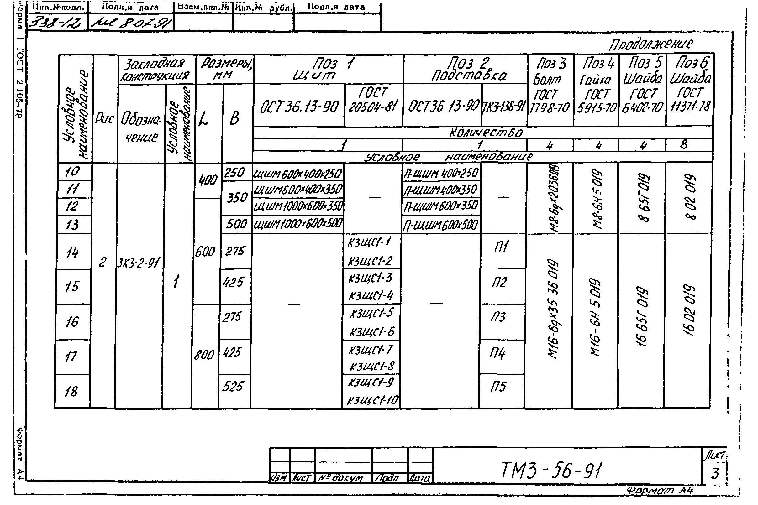 СТМ 3-21-91