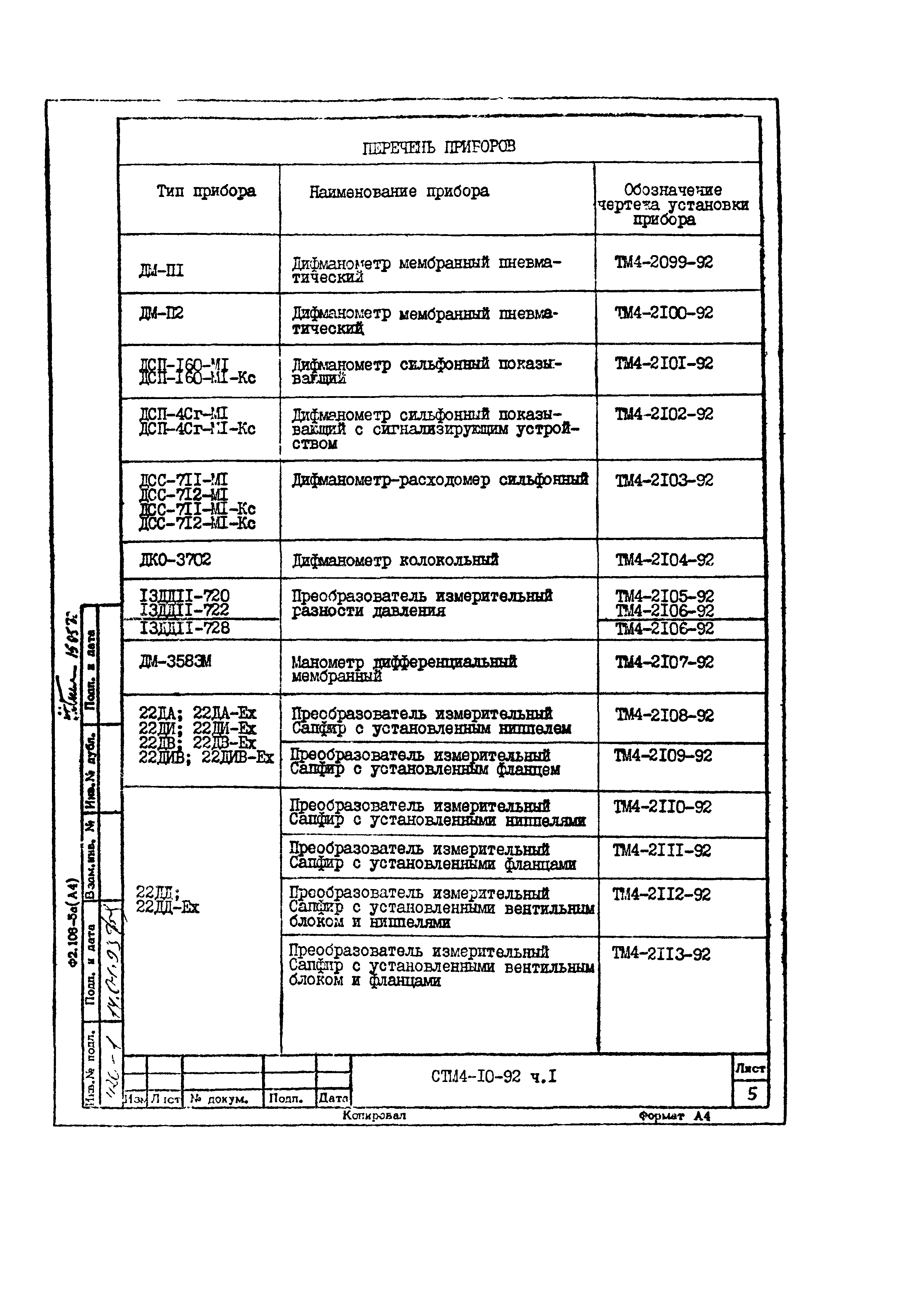 СТМ 4-10-92