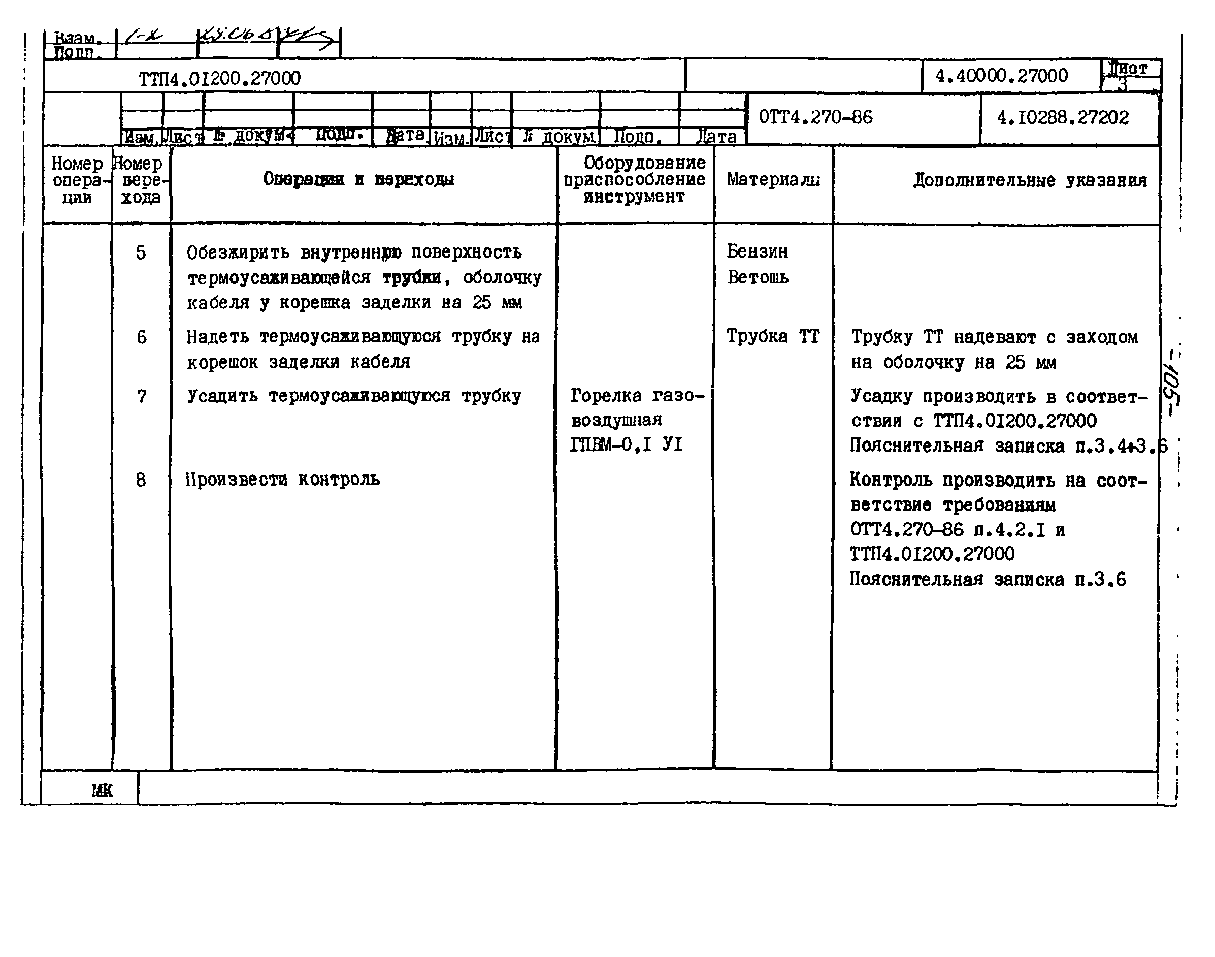 ТТП 4.01200.27000