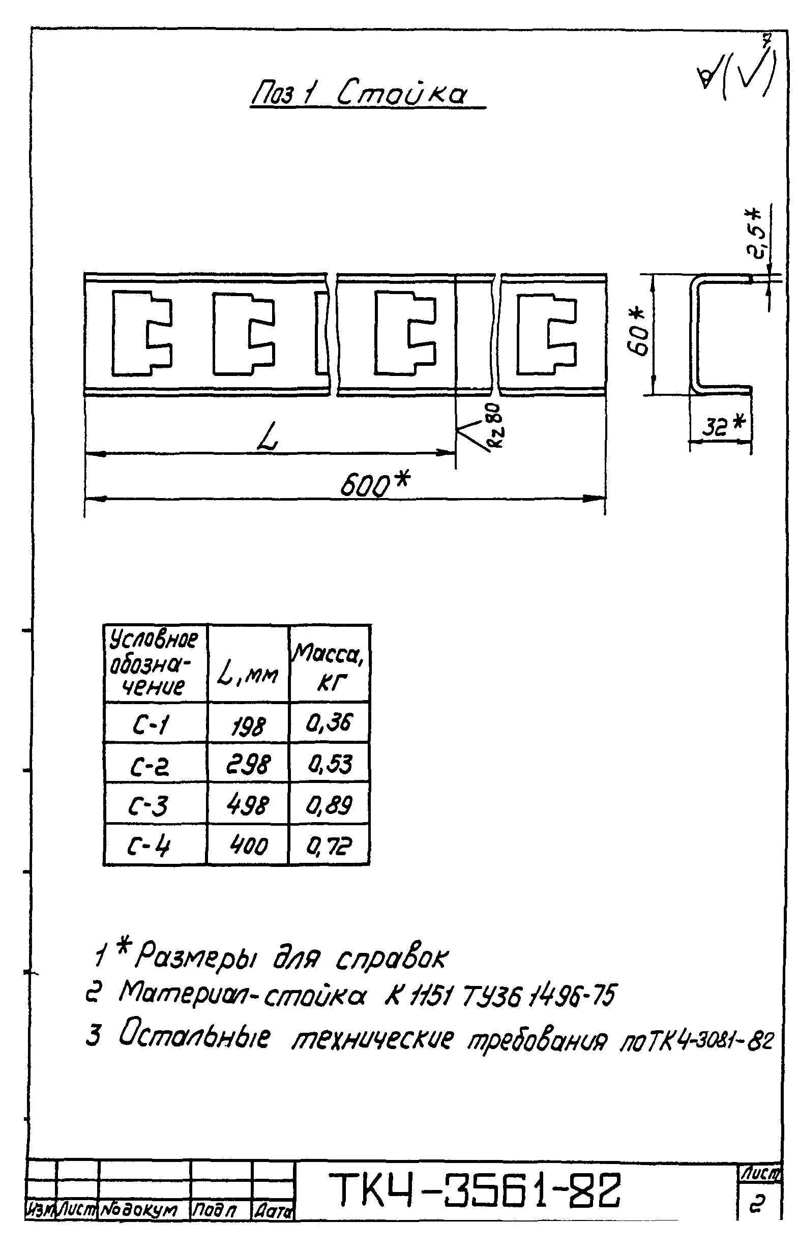 ТК 4-3081-82