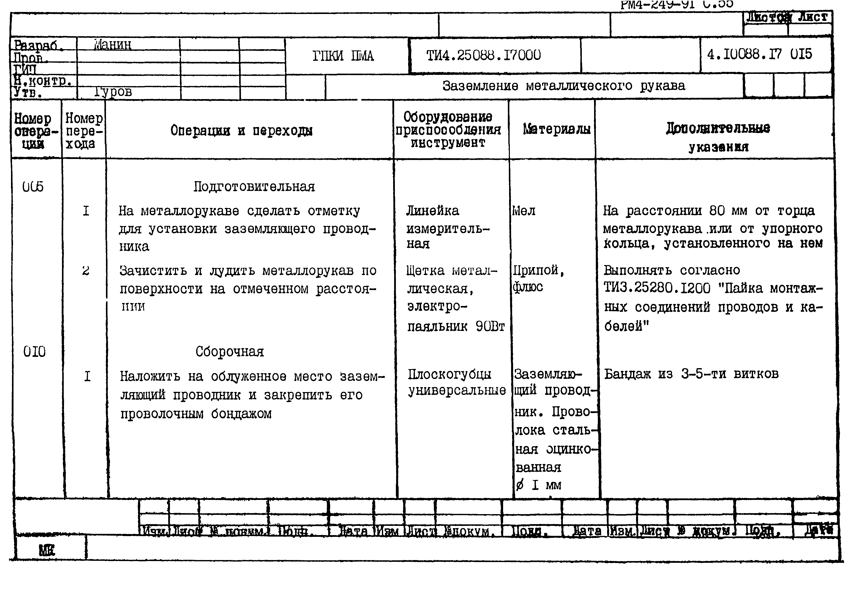 РМ 4-249-91