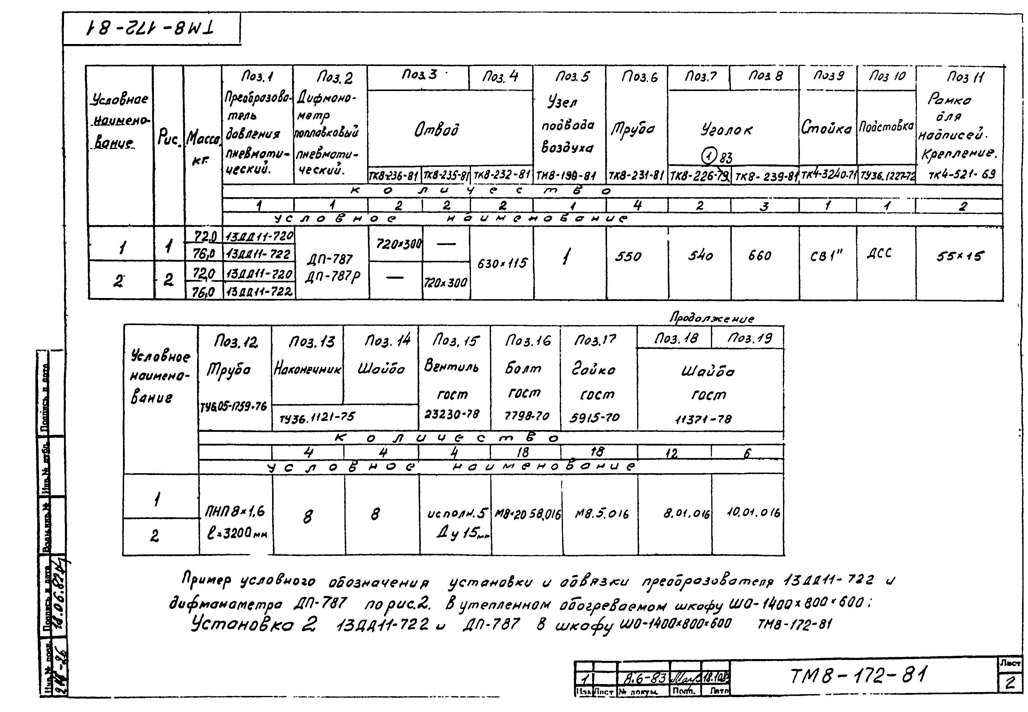 Монтажные чертежи 71