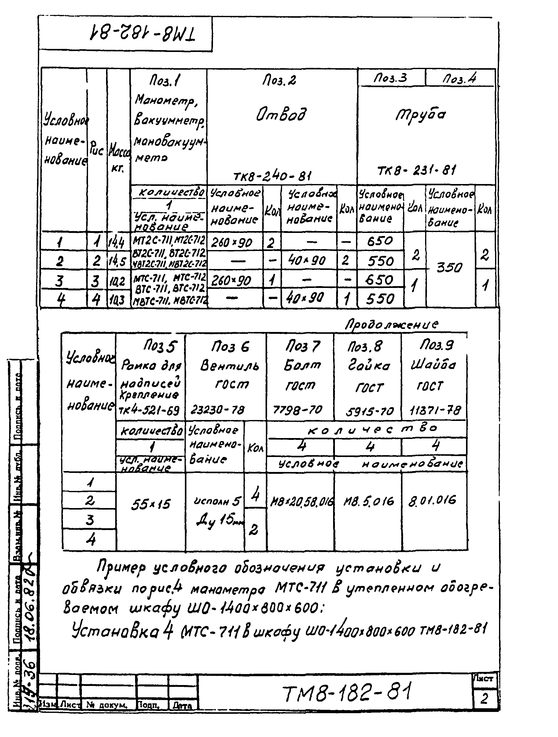 Монтажные чертежи 71